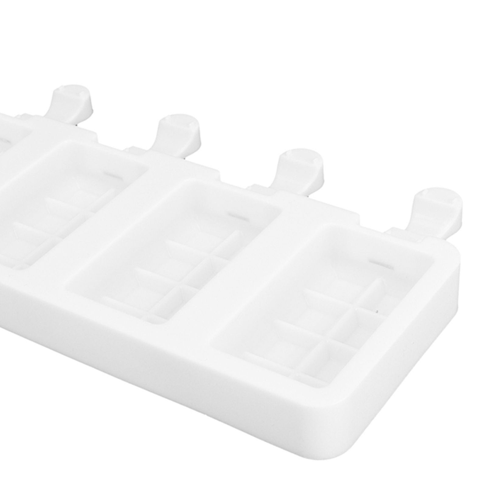 Silicone Ice Cream Mold 4 Cavities DIY Ice Bar Maker Mould for Kitchen Tool view 15