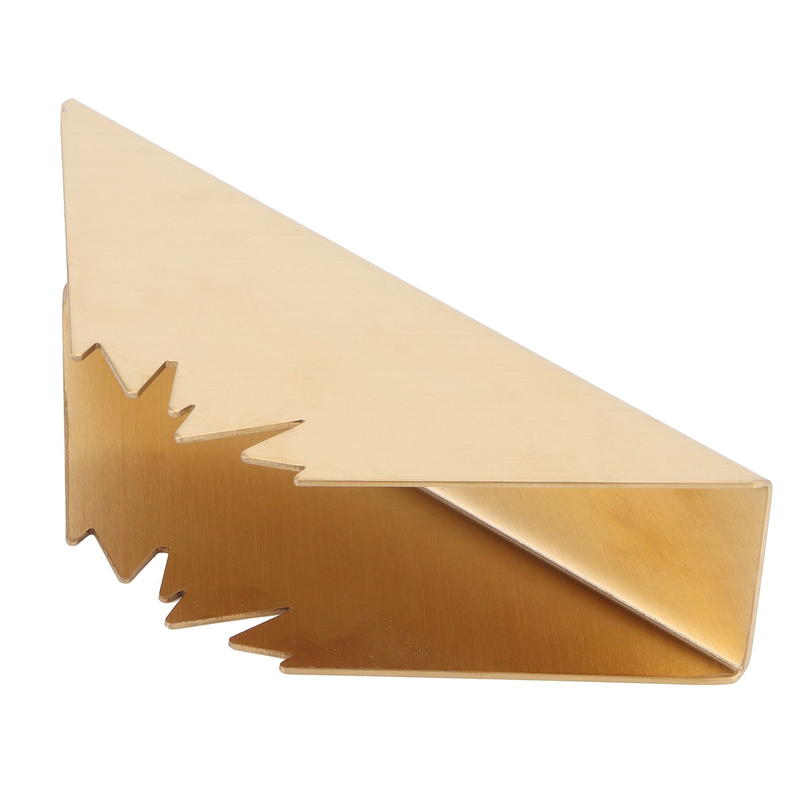 Triangular Napkin Holder Stainless Steel Stand Vertical Tissue Rack for Home view 5