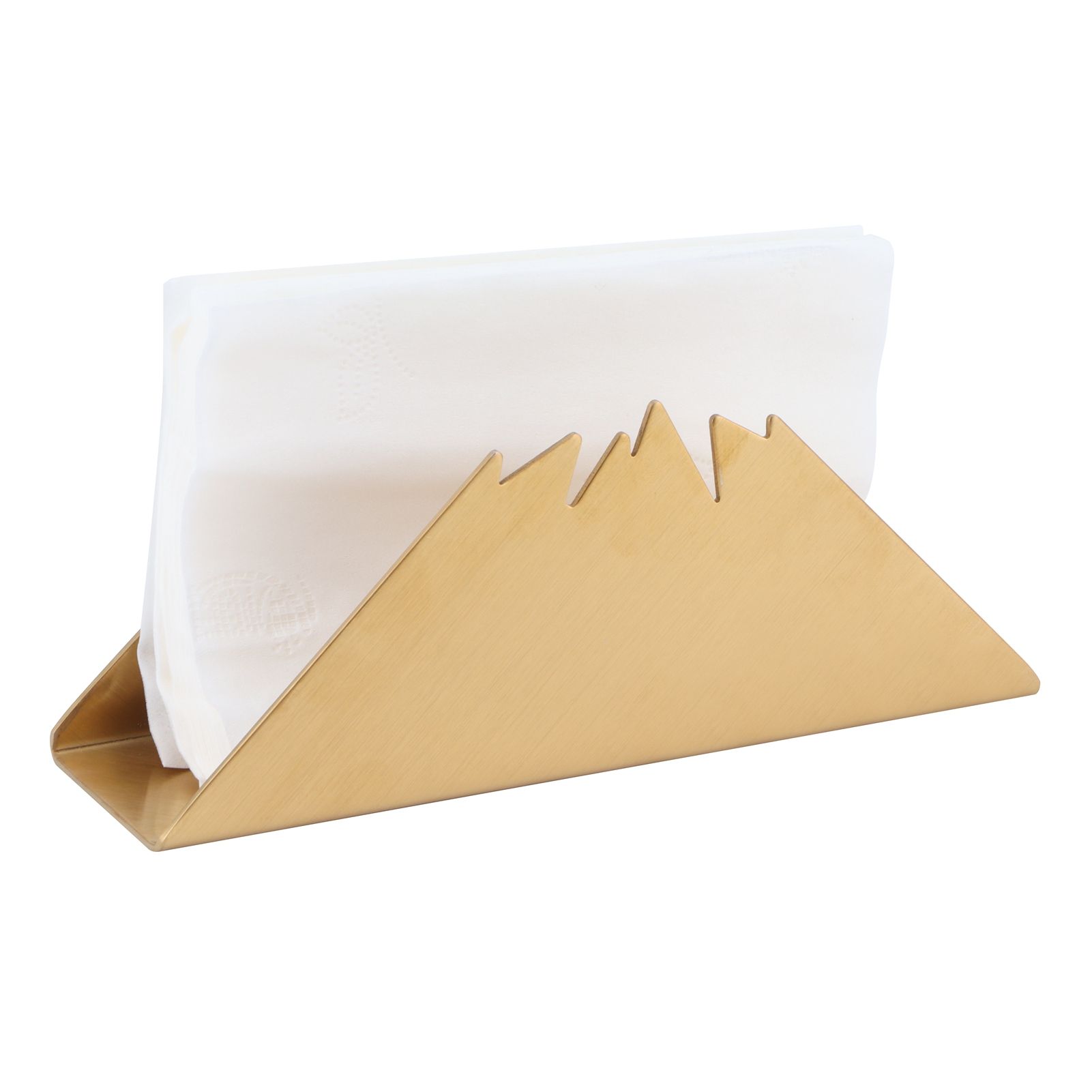 Triangular Napkin Holder Stainless Steel Stand Vertical Tissue Rack for Home view 10