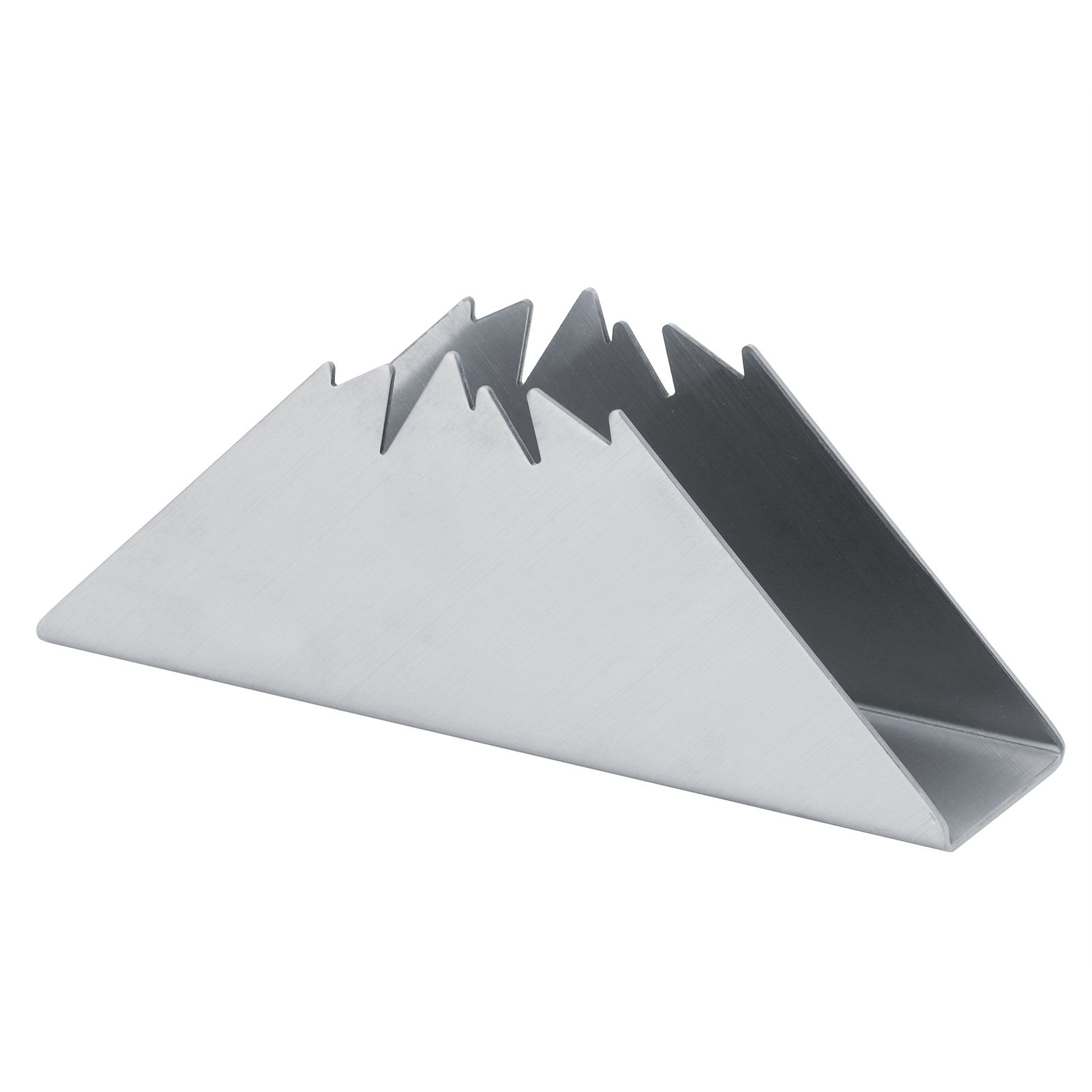 Triangular Napkin Holder Stainless Steel Stand Vertical Tissue Rack for Home view 3