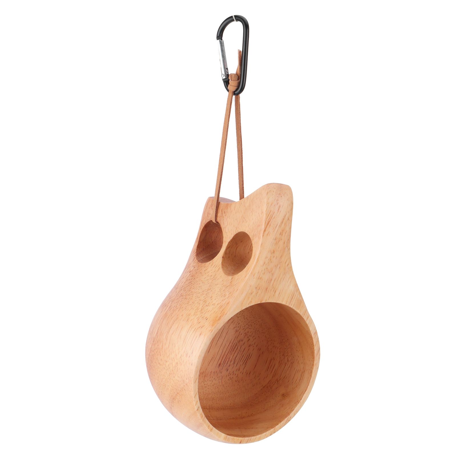200ml Wooden Cup Portable Nordic Style Milk Coffee Mug with Hanging Buckle for view 6