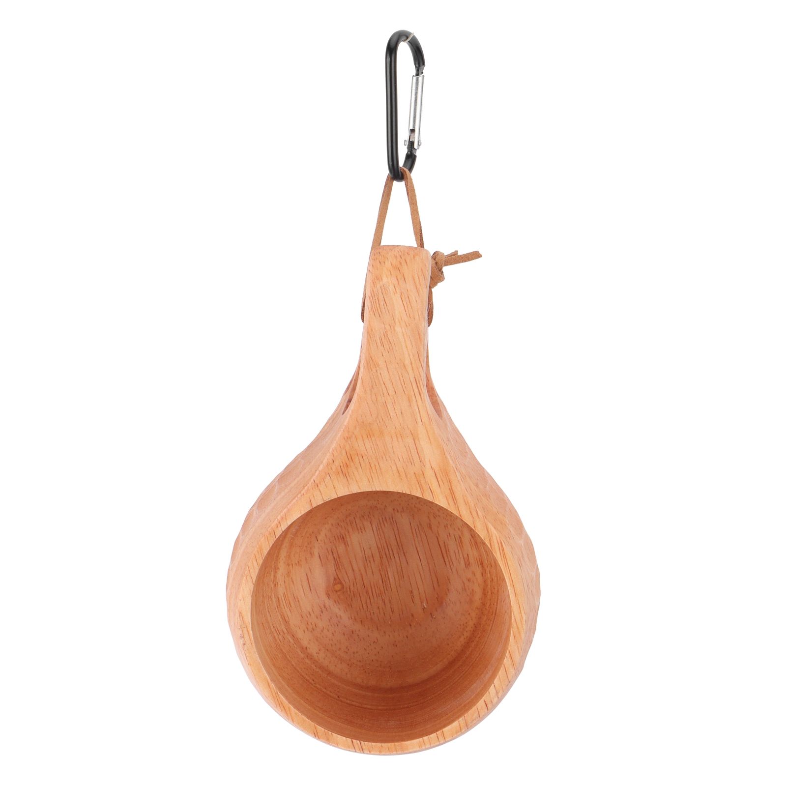 200ml Wooden Cup Portable Nordic Style Milk Coffee Mug with Hanging Buckle for view 8