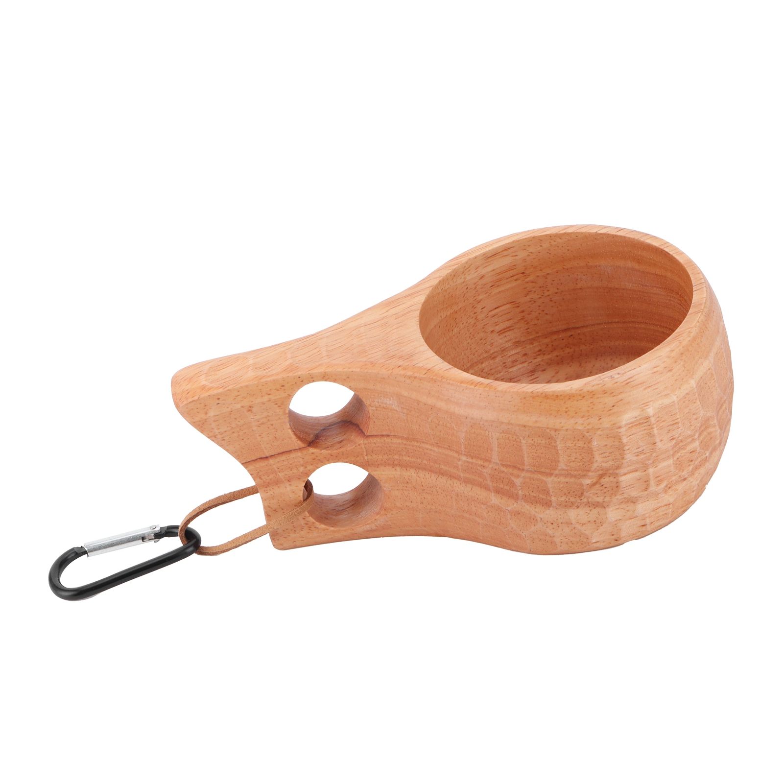 200ml Wooden Cup Portable Nordic Style Milk Coffee Mug with Hanging Buckle for view 9