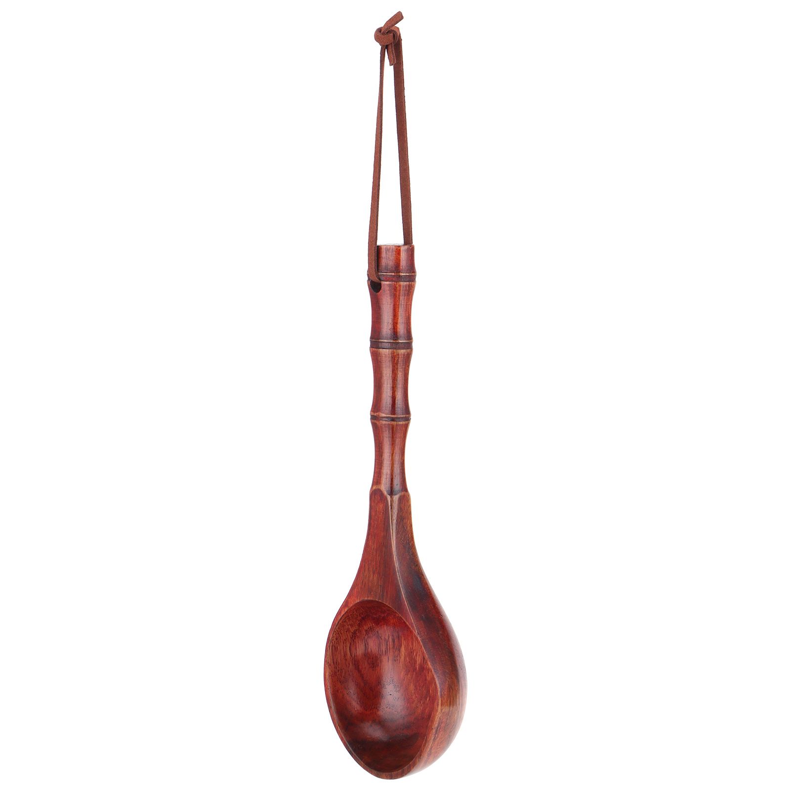 Wooden Round Spoon Japanese Style Sauna Water Ladle Kitchen Soup Spoon Accessory view 4