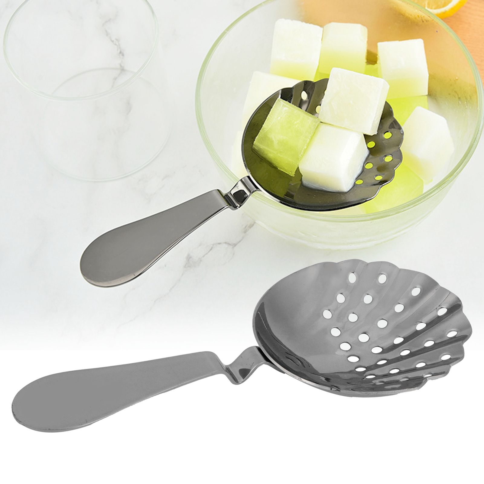 Ice Strainer 304 Stainless Steel Bar Cocktail Ice Drink Filter Bartending view 11