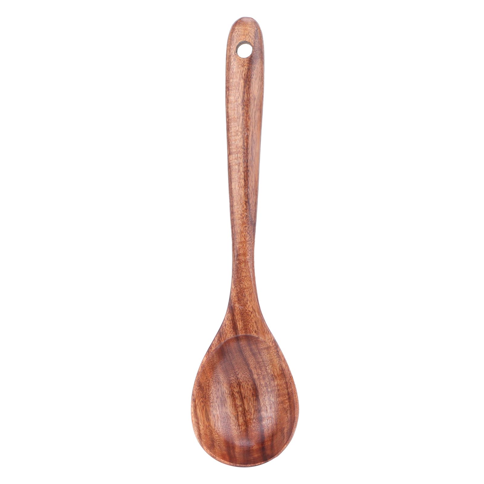 Teak Soup Spoon with Long Handle Food Grade Household Spoon for Home
