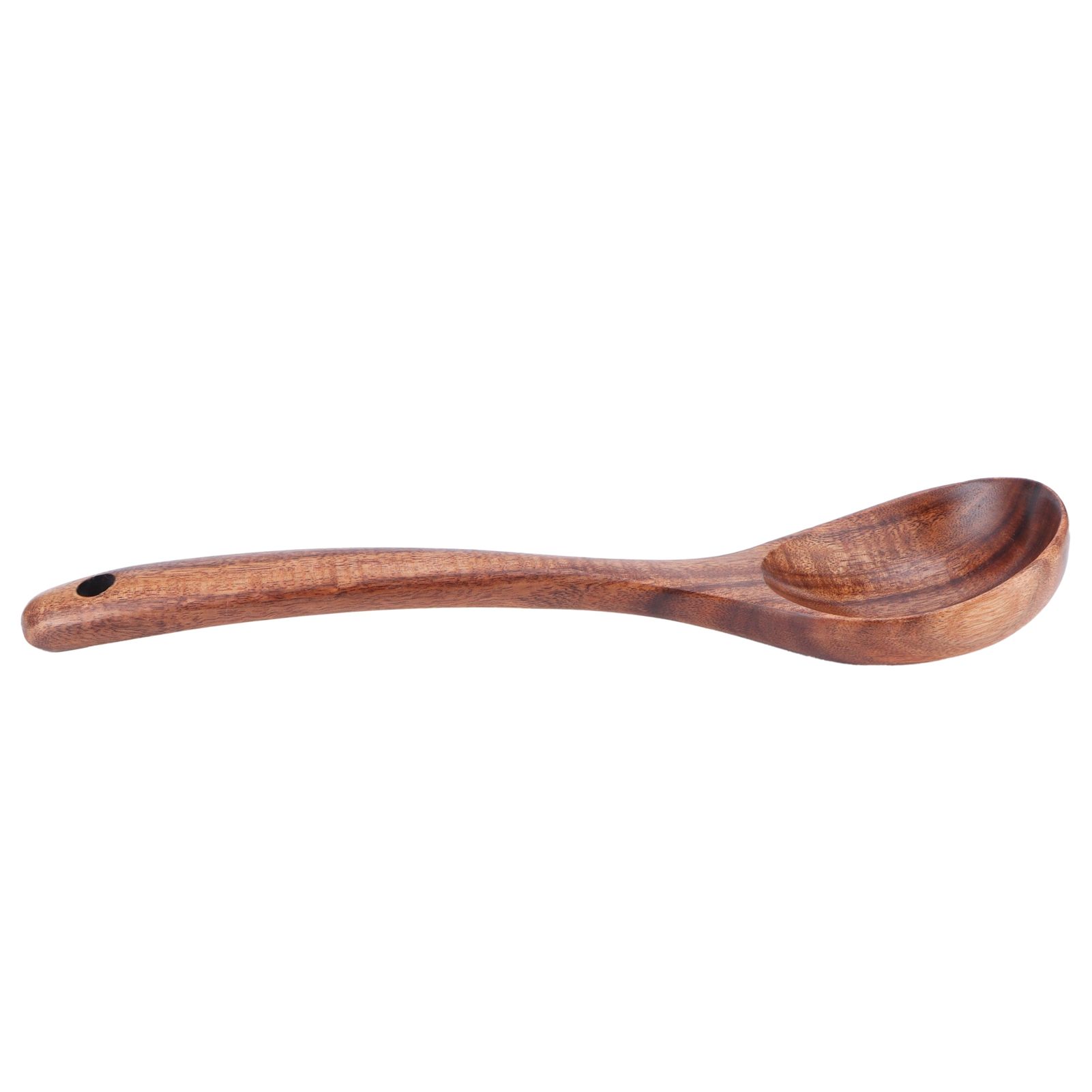 Teak Soup Spoon with Long Handle Food Grade Household Spoon for Home view 7
