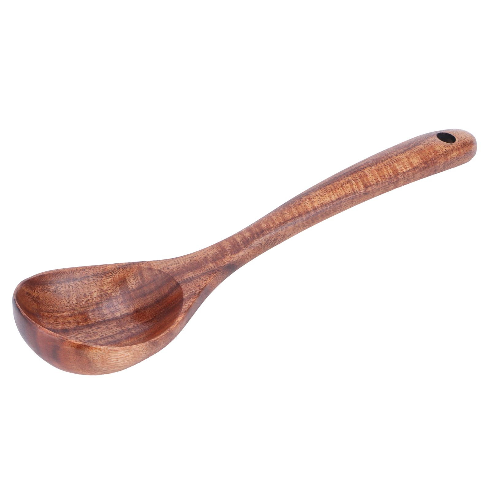 Teak Soup Spoon with Long Handle Food Grade Household Spoon for Home view 8
