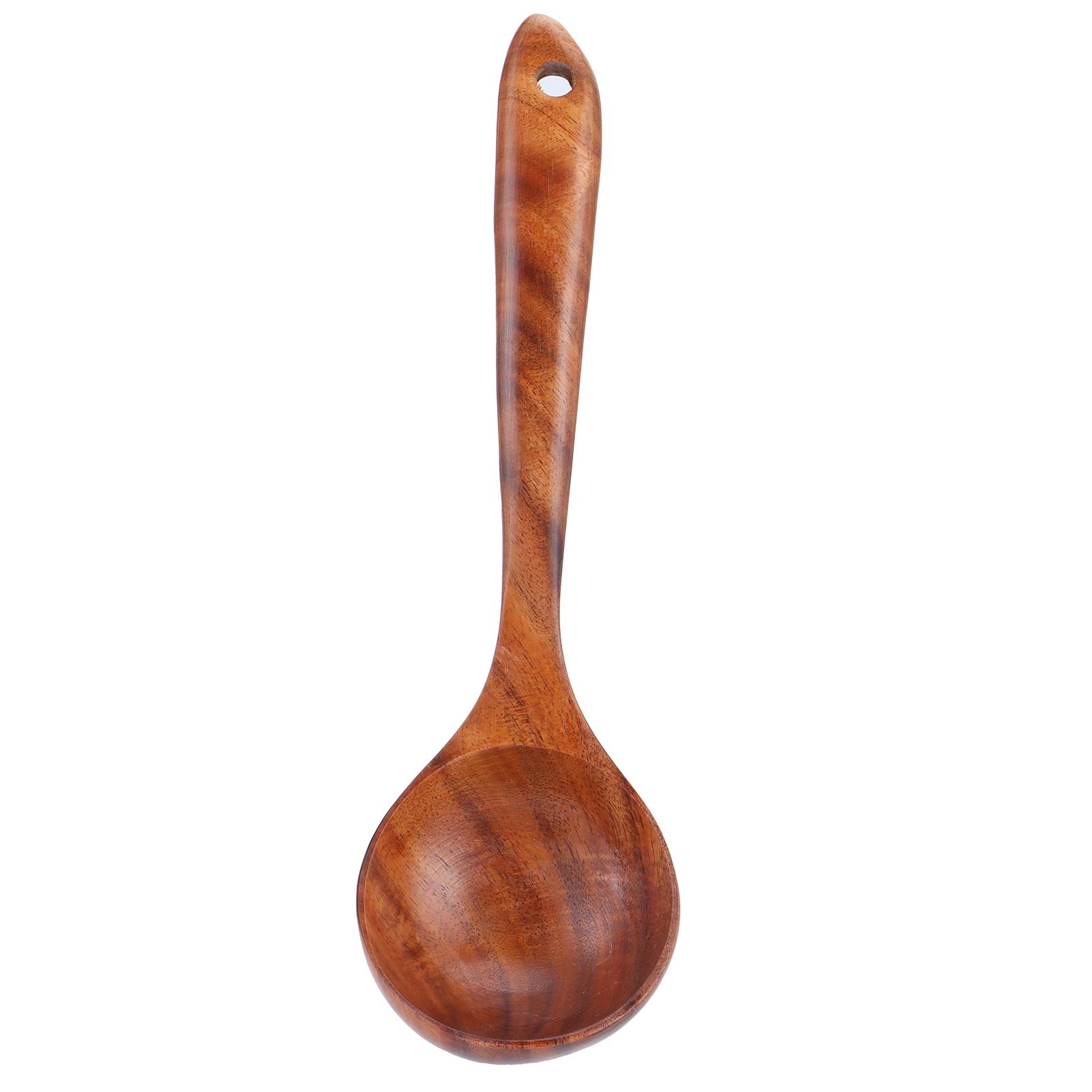 Wooden Spoon AntiScald Cooking Hot Pot Soup Spoon with Long Handle for Home
