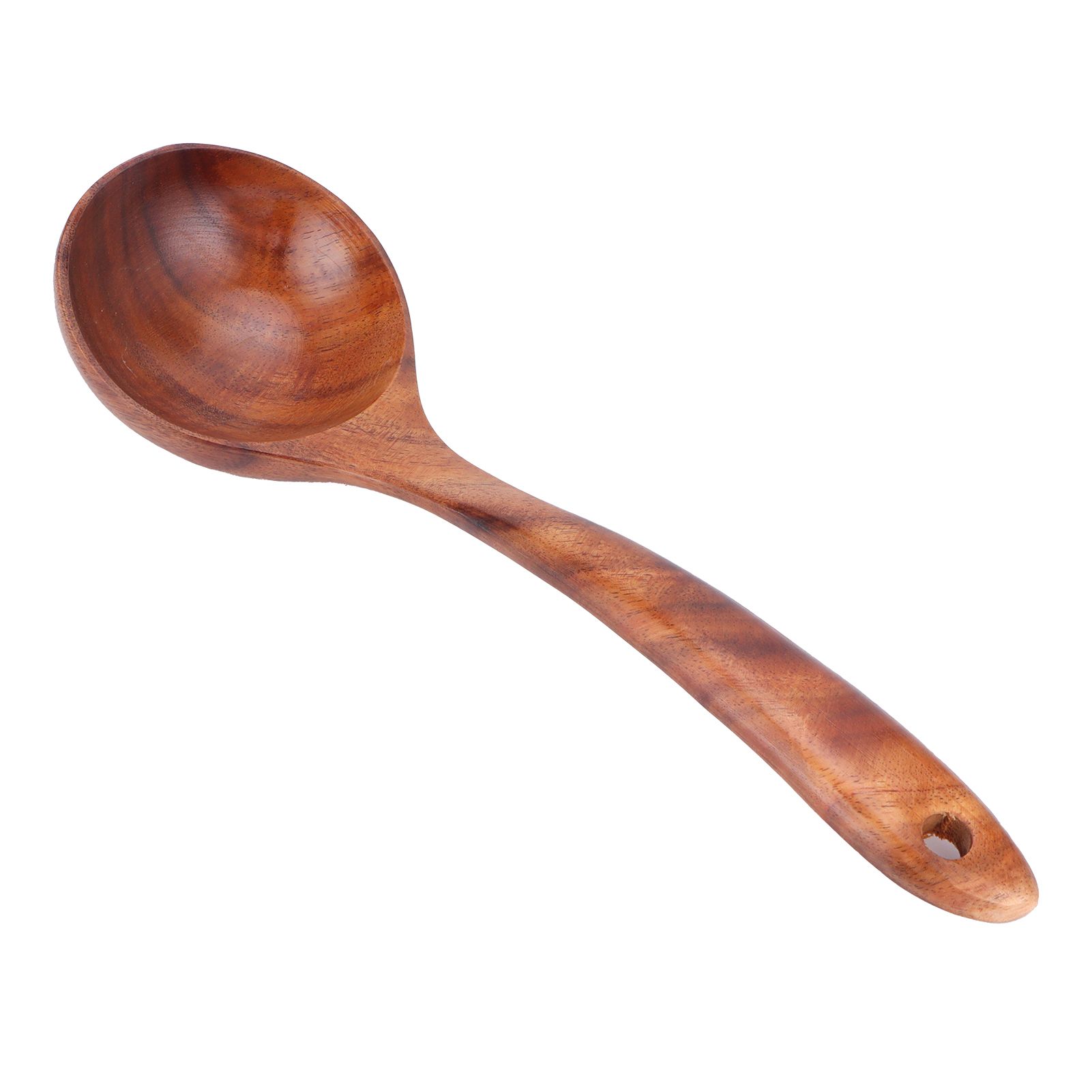 Wooden Spoon AntiScald Cooking Hot Pot Soup Spoon with Long Handle for Home view 7
