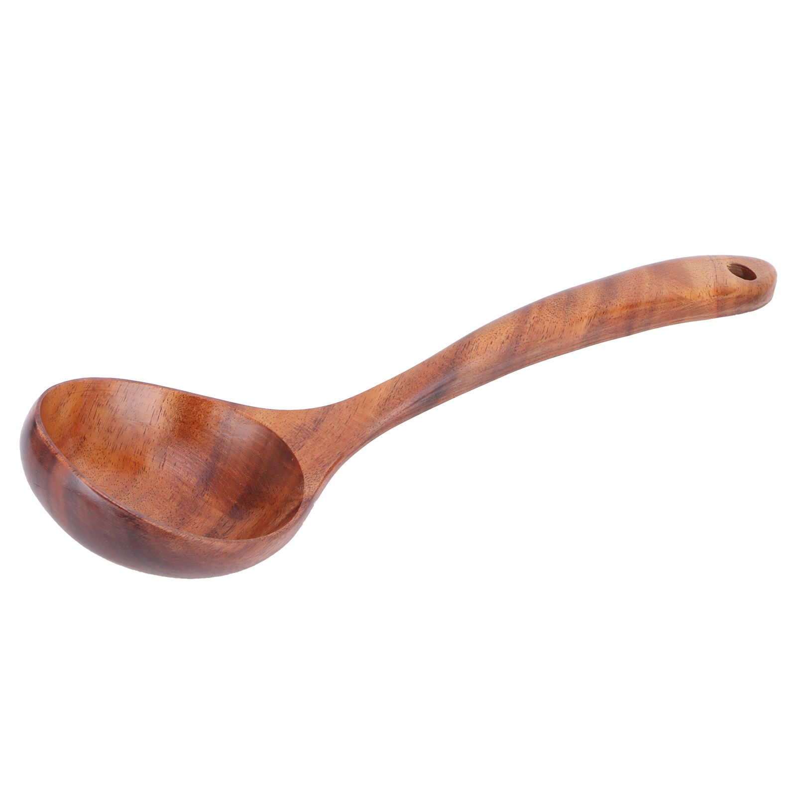 Wooden Spoon AntiScald Cooking Hot Pot Soup Spoon with Long Handle for Home view 8