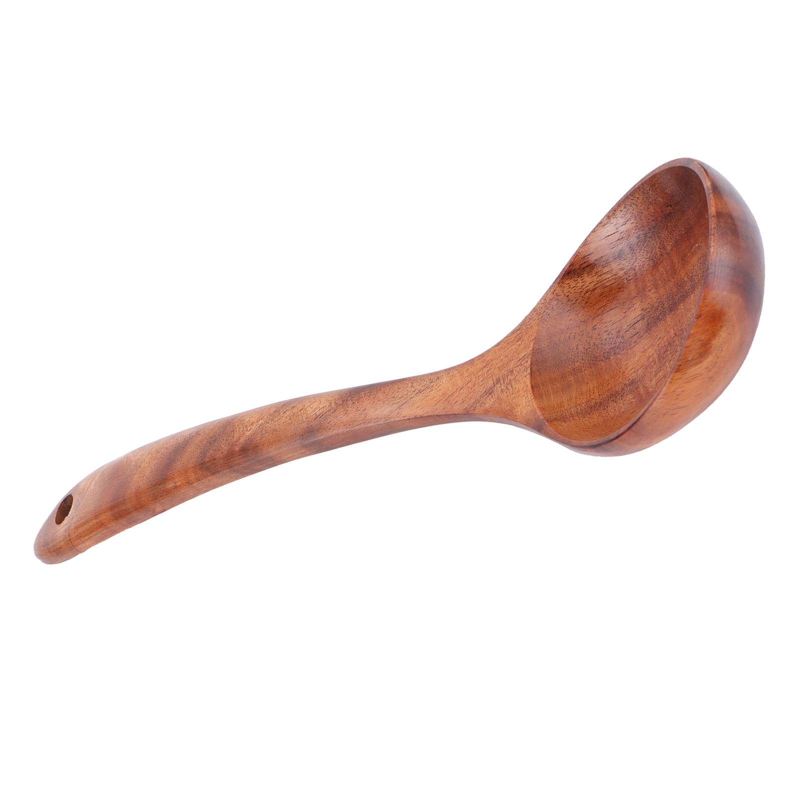Wooden Spoon AntiScald Cooking Hot Pot Soup Spoon with Long Handle for Home view 10