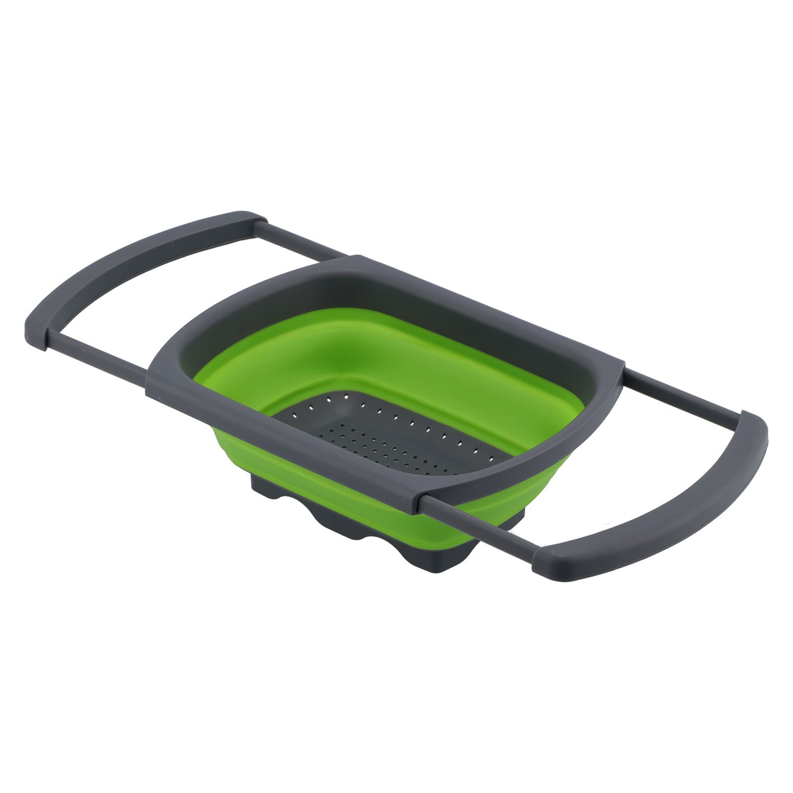 Folding Drain Basket Retractable Fruit Vegetable Washing Draining Basket for — image 1