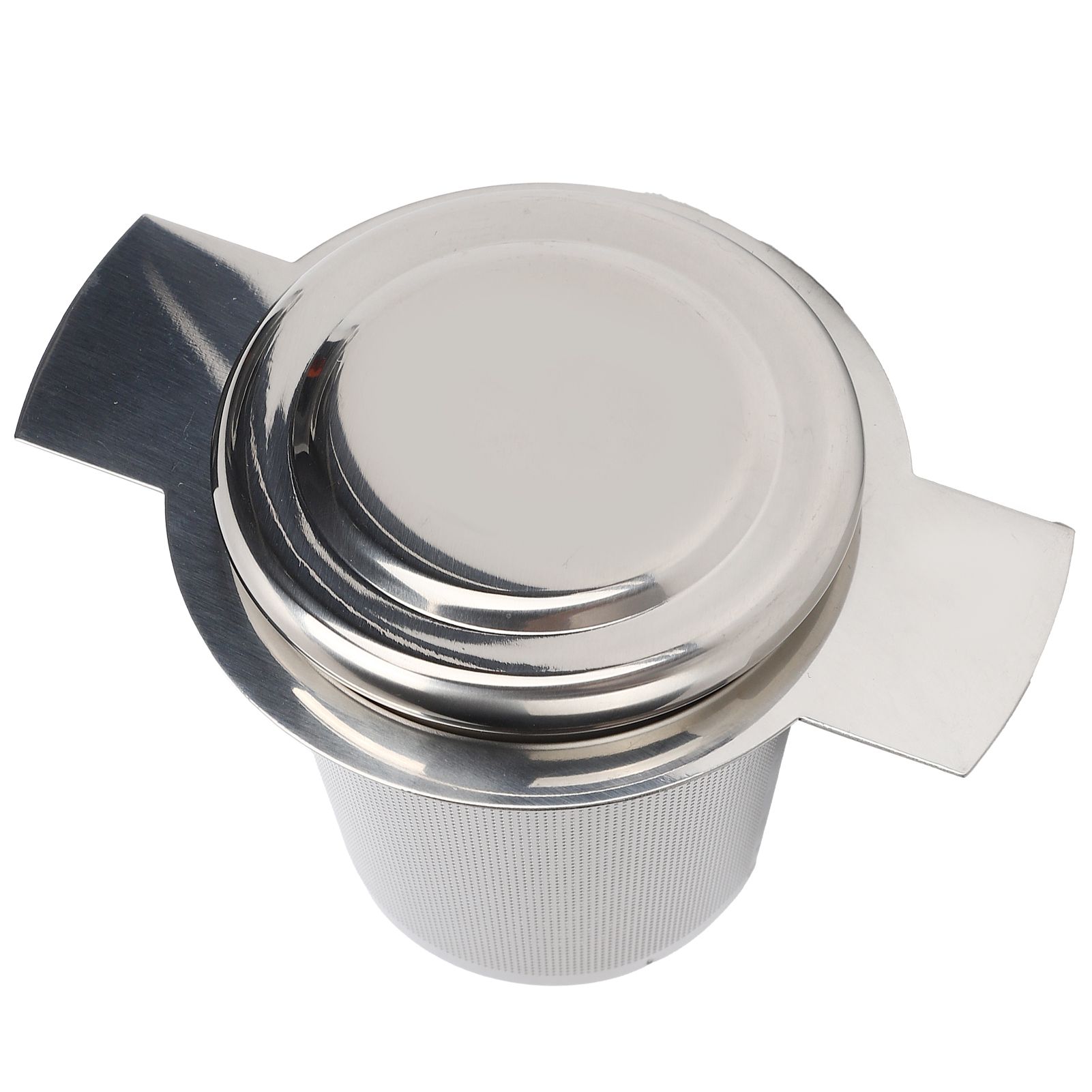 Tea Strainer Loose Leaf Tea Infuser Basket Fine Mesh Filter with Lid Teaware view 5