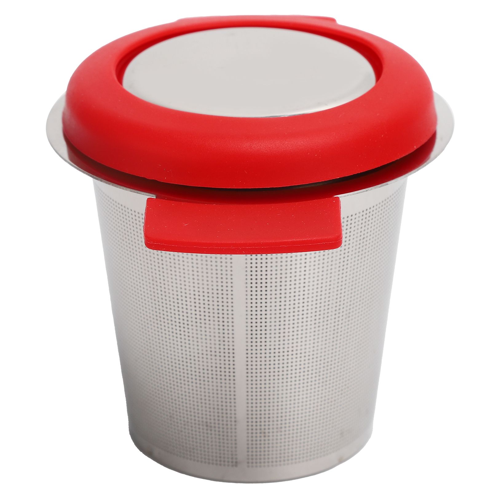 Tea Strainer Loose Leaf Tea Infuser Basket Fine Mesh Filter with Lid Teaware view 4