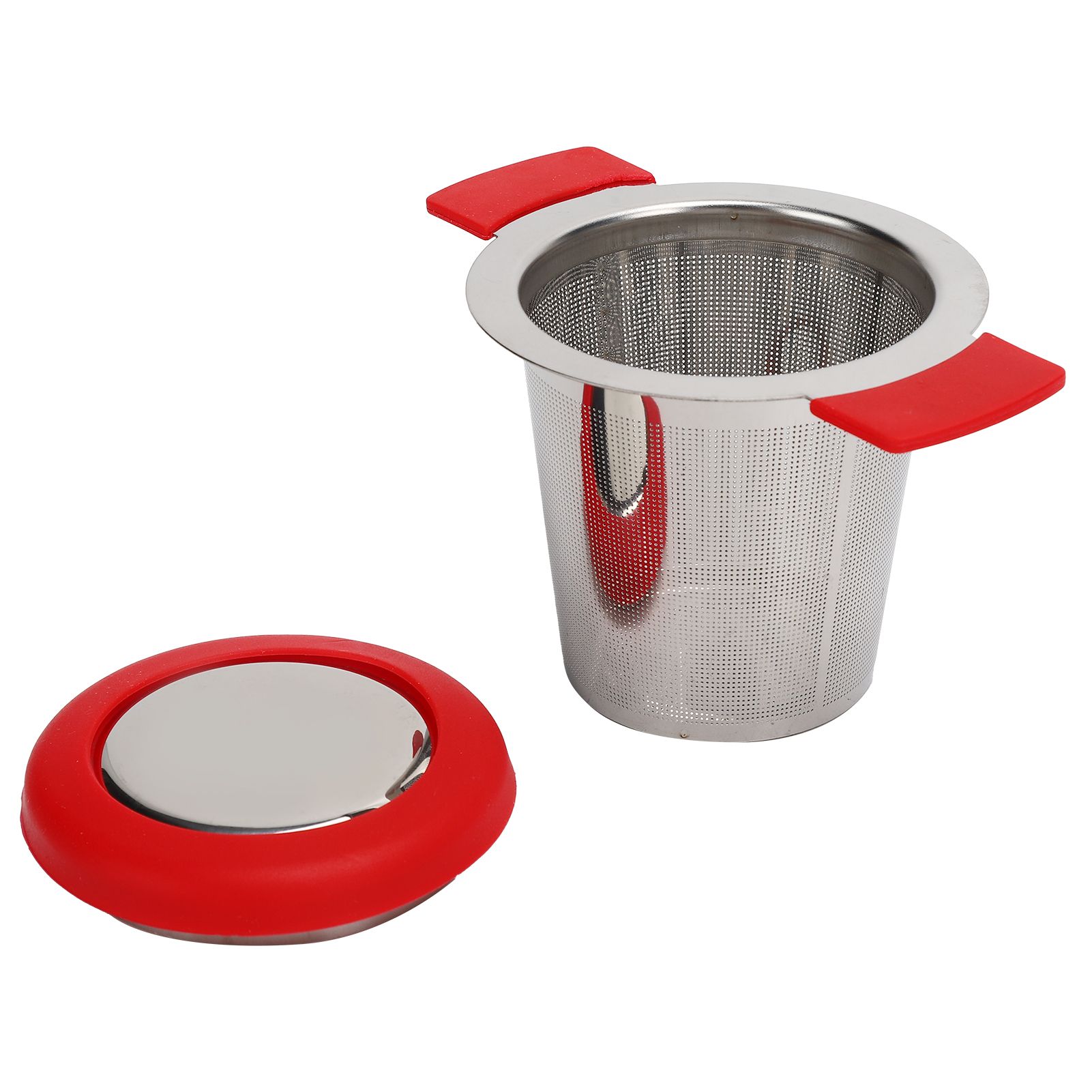 Tea Strainer Loose Leaf Tea Infuser Basket Fine Mesh Filter with Lid Teaware view 7
