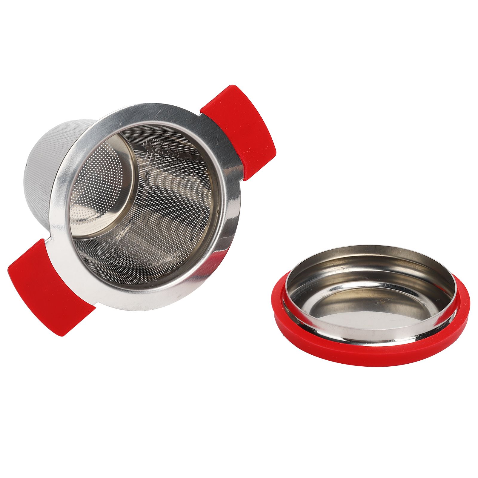 Tea Strainer Loose Leaf Tea Infuser Basket Fine Mesh Filter with Lid Teaware view 8