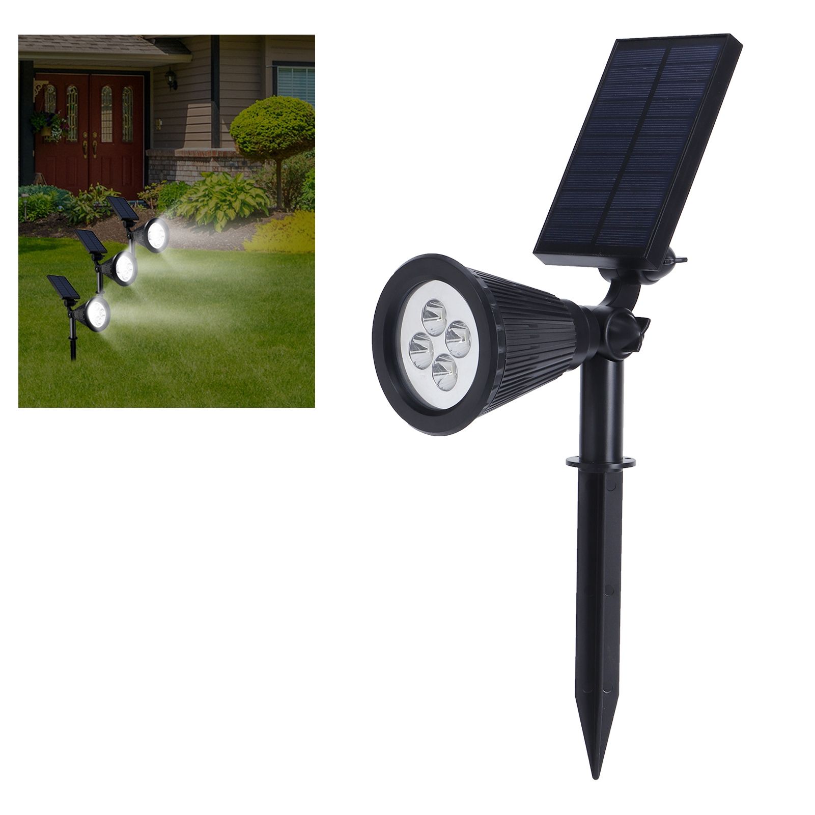 LED Solar Lamp IP65 Waterproof Lawn Light Outdoor Garden Courtyard Landscape view 9