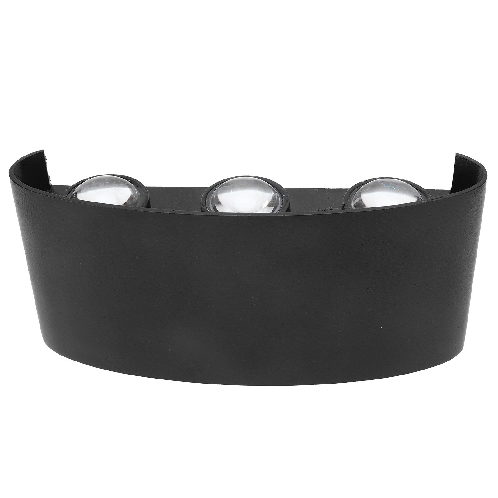 6W LED Wall Light Aluminium Black Shell Warm Light Up Down Lighting Decoration view 4