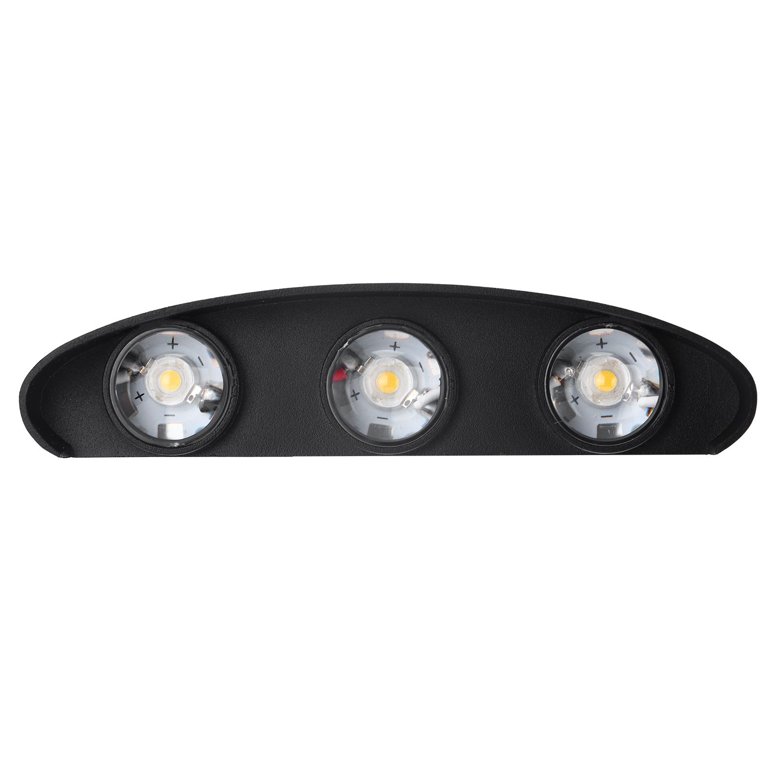 6W LED Wall Light Aluminium Black Shell Warm Light Up Down Lighting Decoration view 8