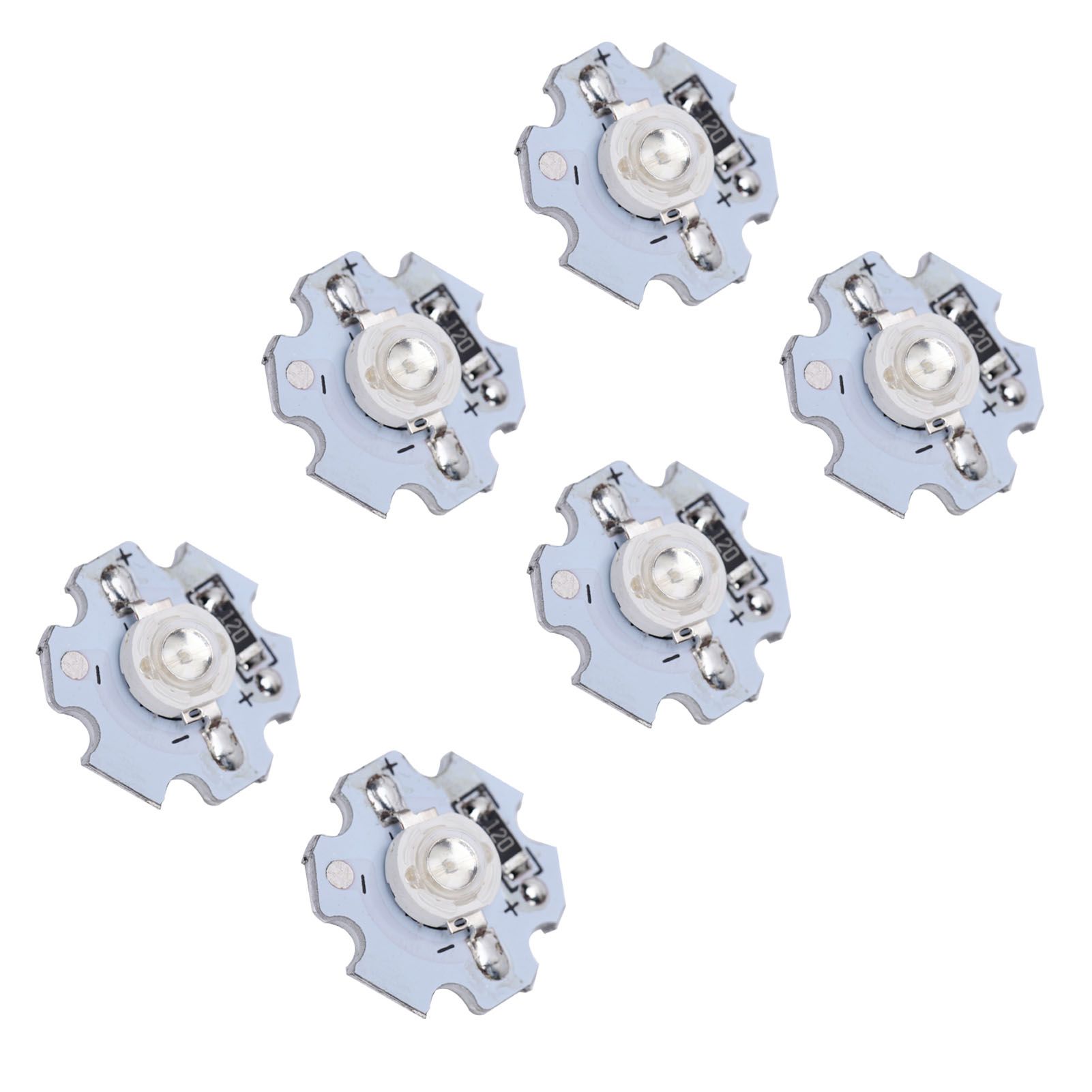 25Pcs 0.5W 5V High Power LED Lamp Bead Light Source Chip with Aluminum view 2
