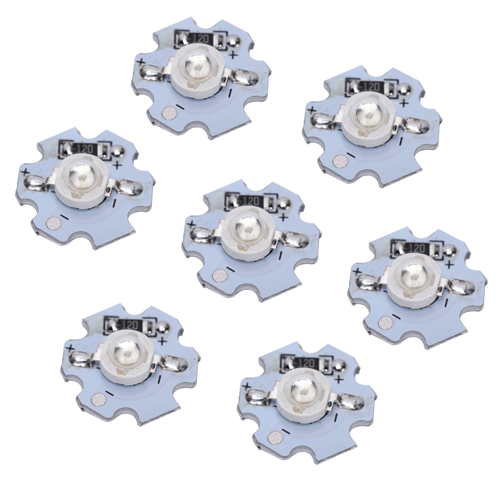 25Pcs 0.5W 5V High Power LED Lamp Bead Light Source Chip with Aluminum view 4