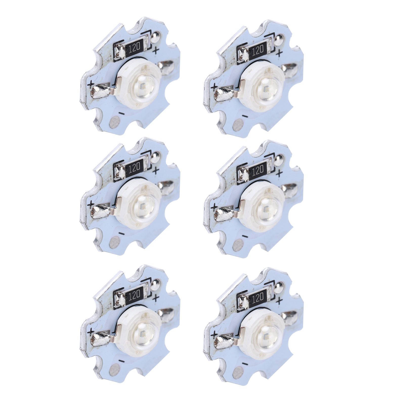 25Pcs 0.5W 5V High Power LED Lamp Bead Light Source Chip with Aluminum view 7