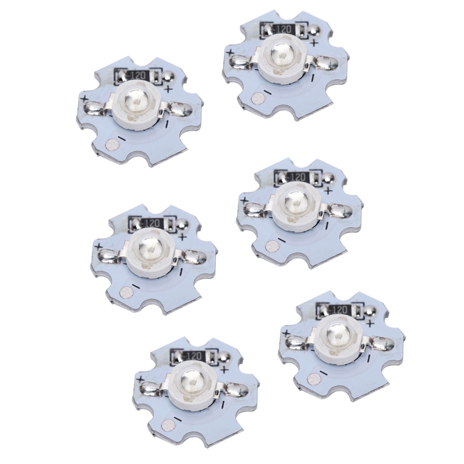 25Pcs 0.5W 5V High Power LED Lamp Bead Light Source Chip with Aluminum view 9