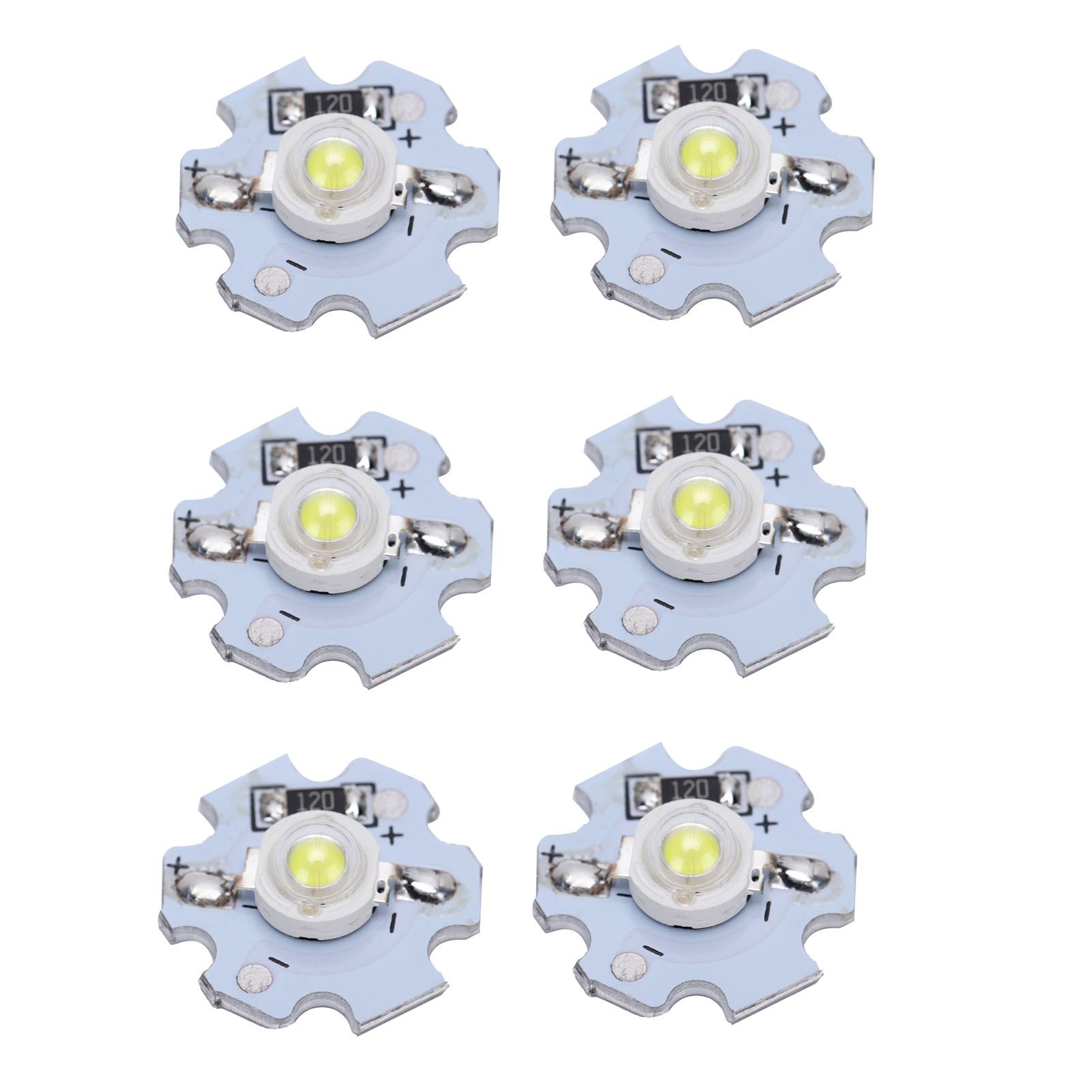 25Pcs 0.5W 5V High Power LED Lamp Bead Light Source Chip with Aluminum view 2