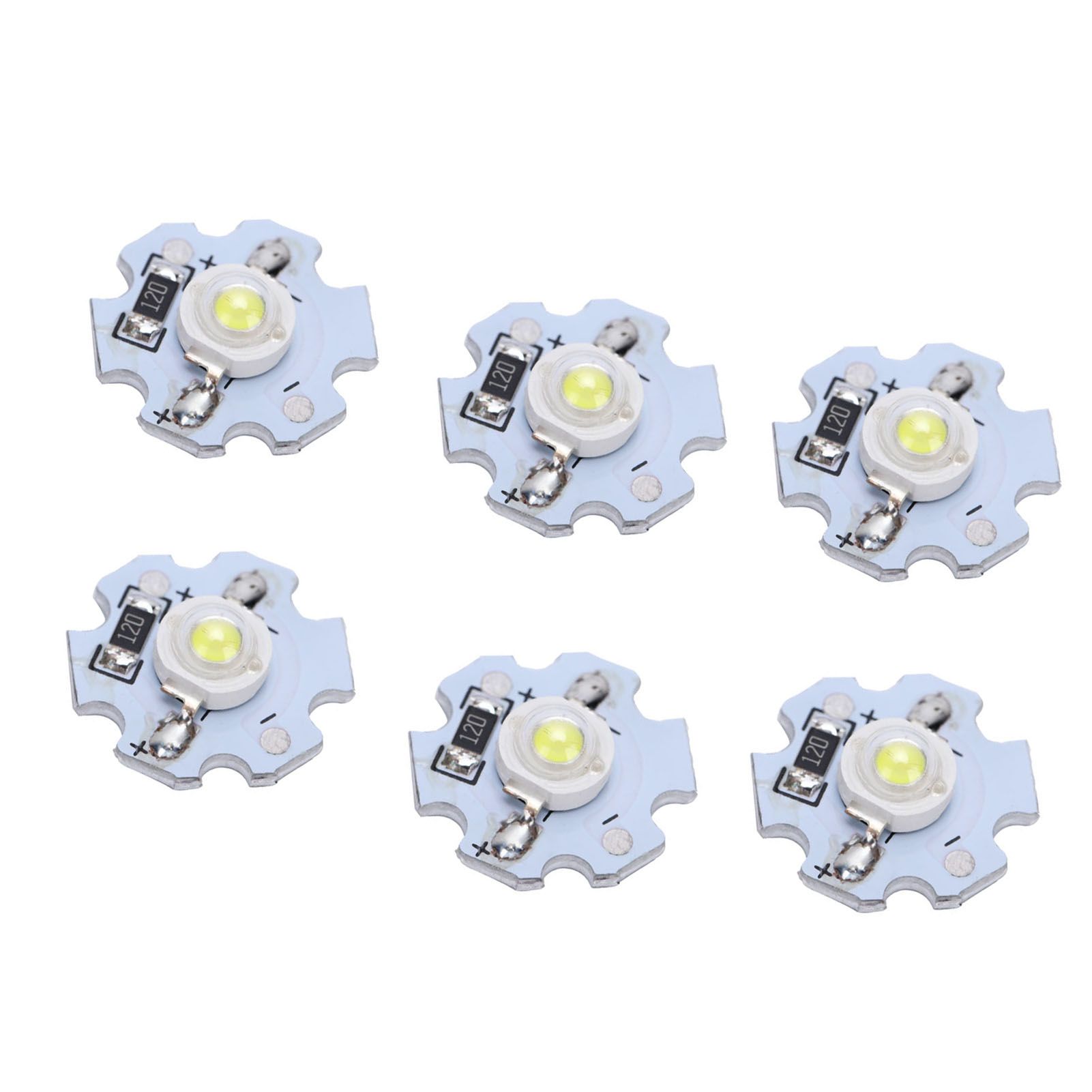 25Pcs 0.5W 5V High Power LED Lamp Bead Light Source Chip with Aluminum view 10