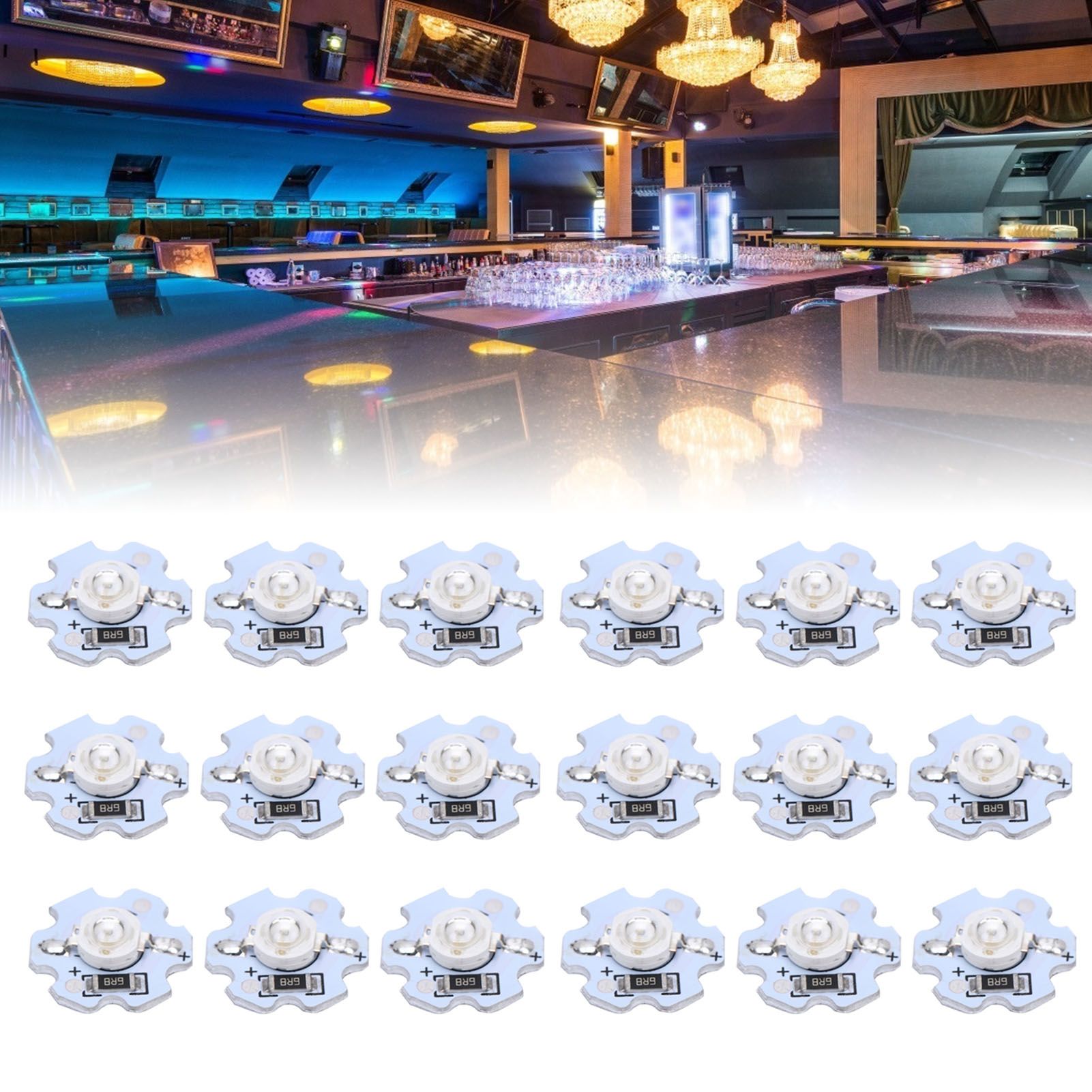 25Pcs 5V LED Chips 200LM 1W High Power LED Lamp Beads for DIY Lighting view 12