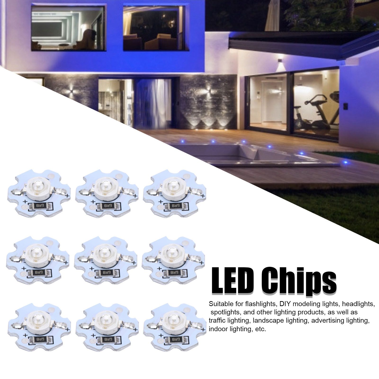 25Pcs 5V LED Chips 200LM 1W High Power LED Lamp Beads for DIY Lighting view 14