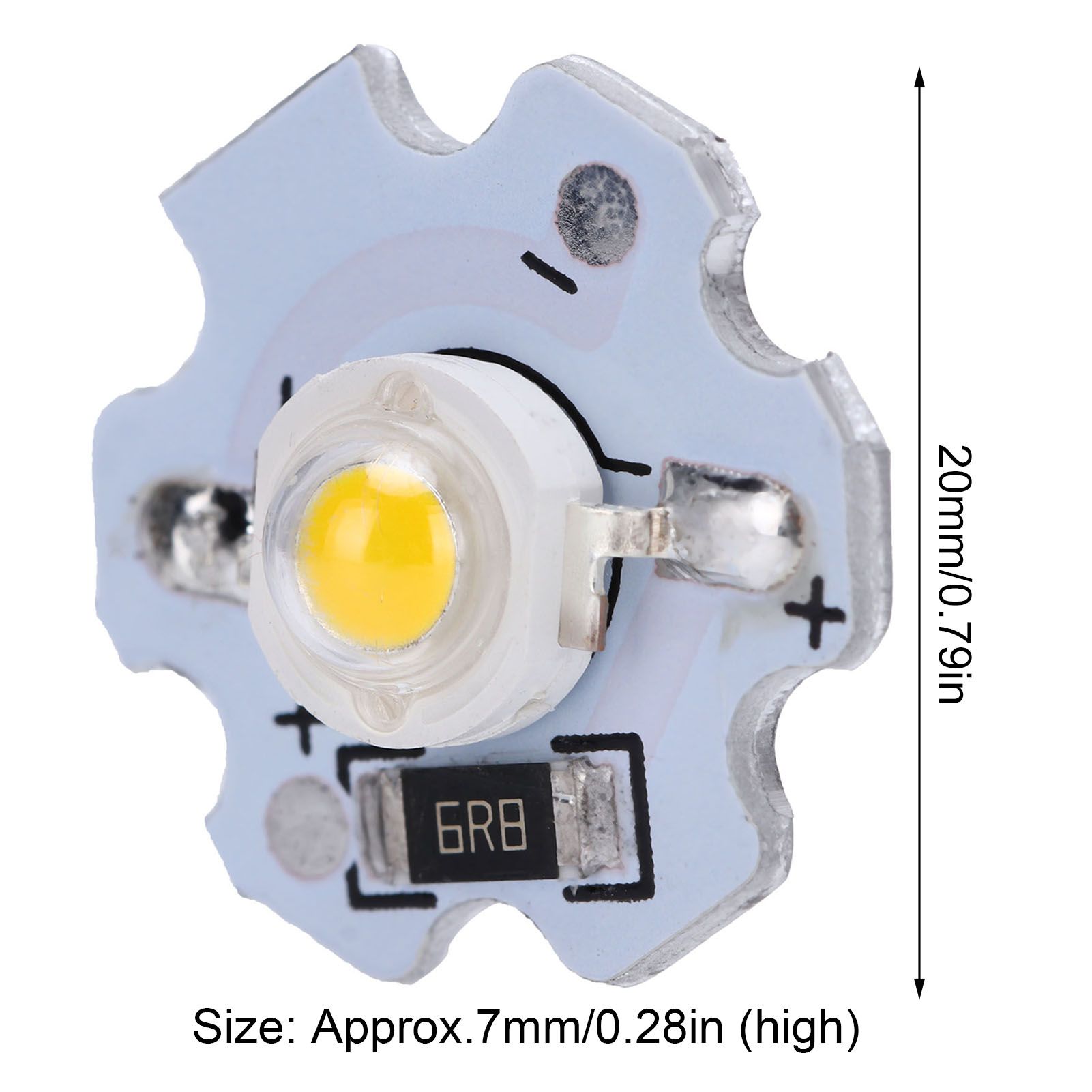 25Pcs 5V LED Chips 200LM 1W High Power LED Lamp Beads for DIY Lighting view 13