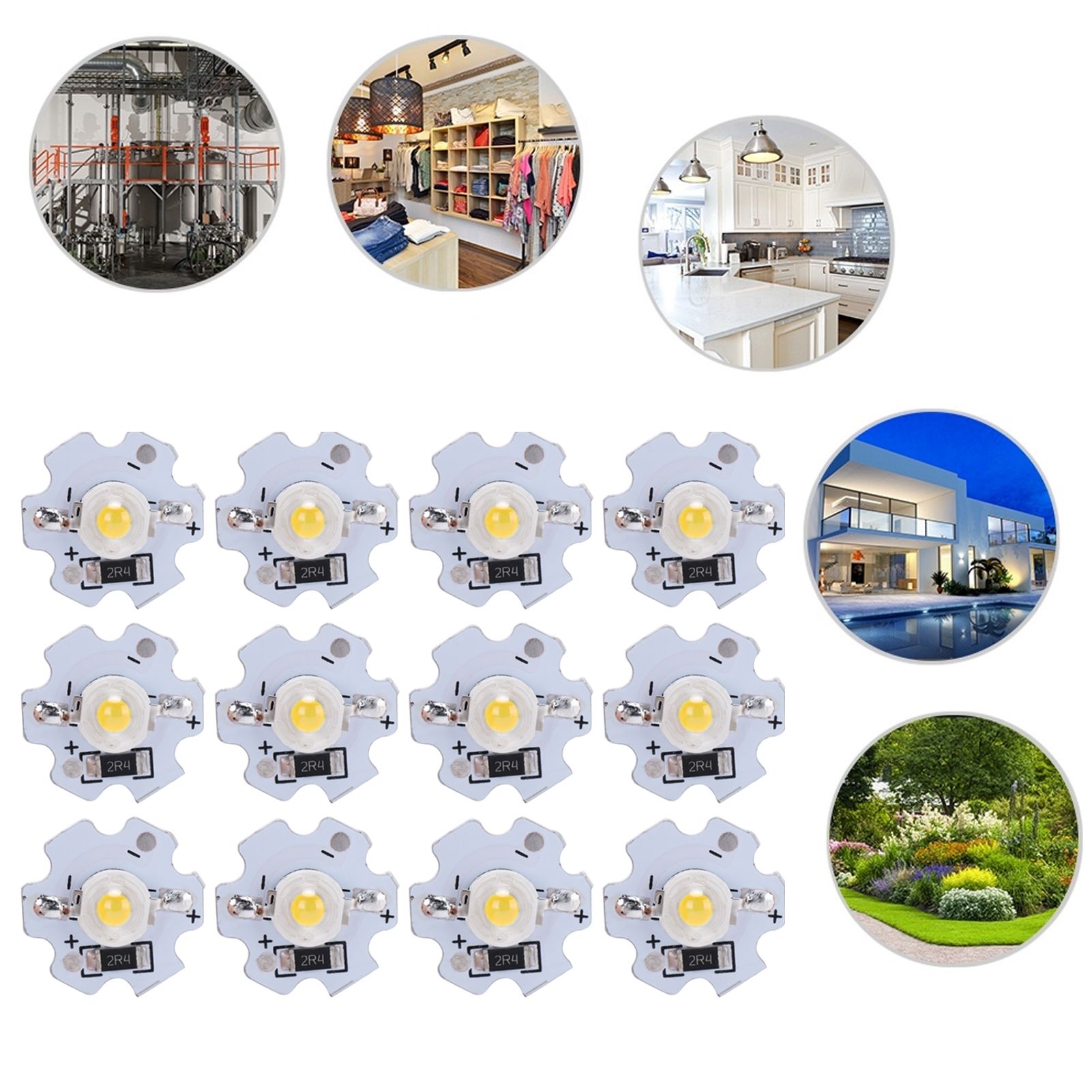 25Pcs 5V LED Chips 200LM 3W High Power LED Lamp Beads for DIY Lighting view 11