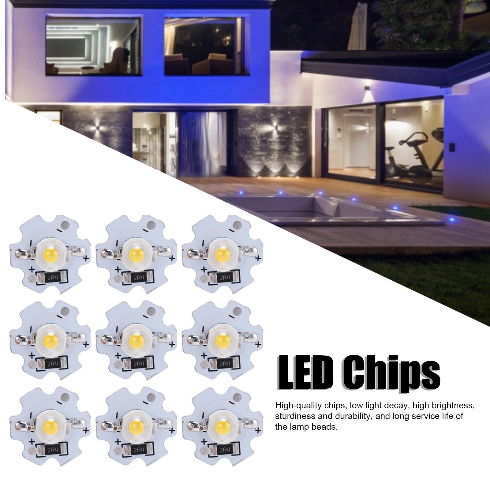 25Pcs 5V LED Chips 200LM 3W High Power LED Lamp Beads for DIY Lighting view 14