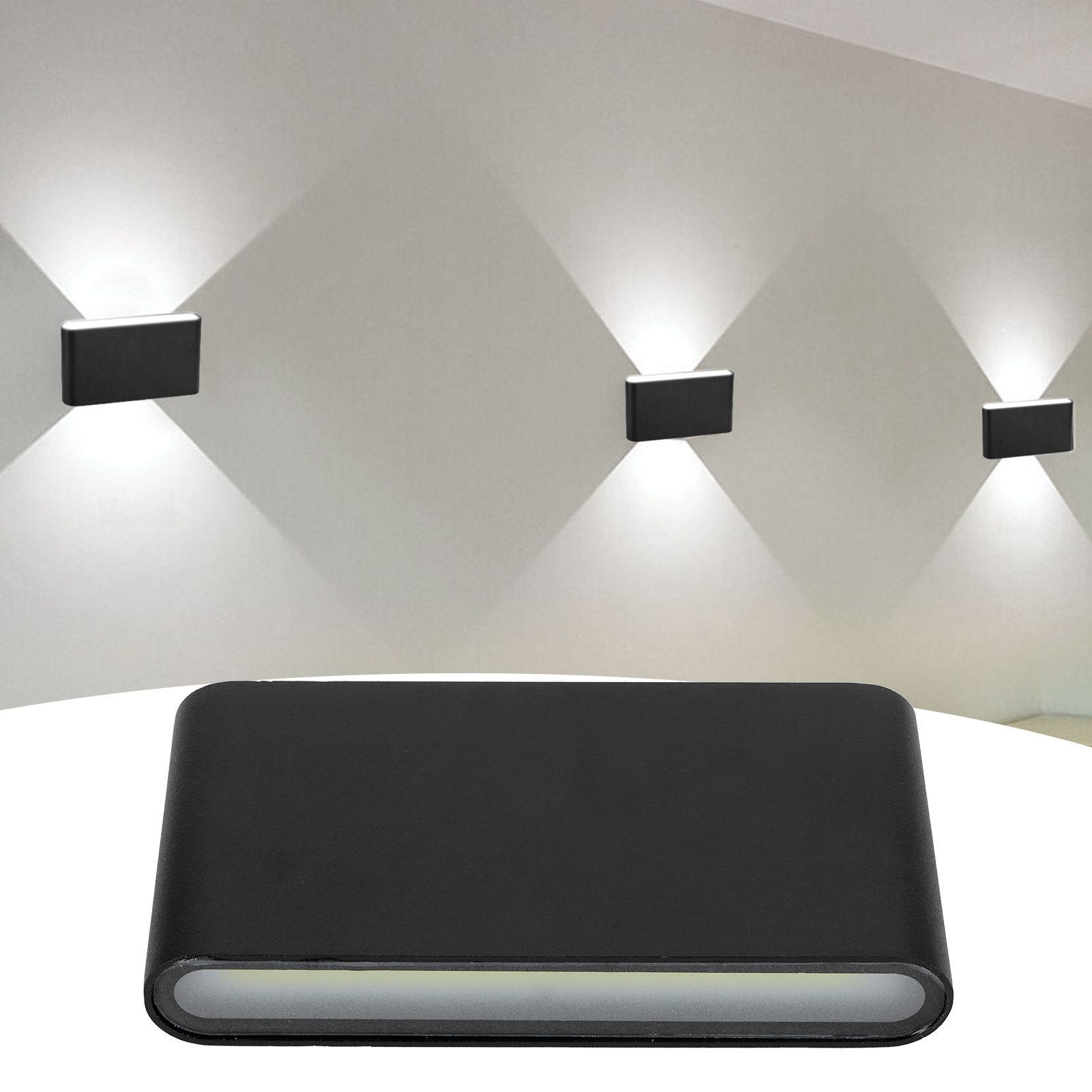 LED Wall Lamp 12W COB Aluminum Outdoor Garden Light Fixture IP65 Waterproof view 10