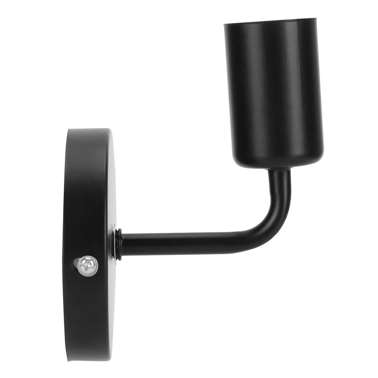 E27 Black Wall Lamp Retro Single Head Wall Light Fixture for Bedside Corridor view 2