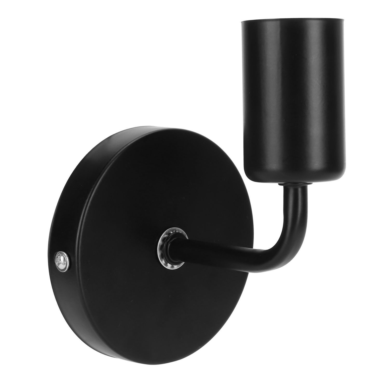E27 Black Wall Lamp Retro Single Head Wall Light Fixture for Bedside Corridor view 3