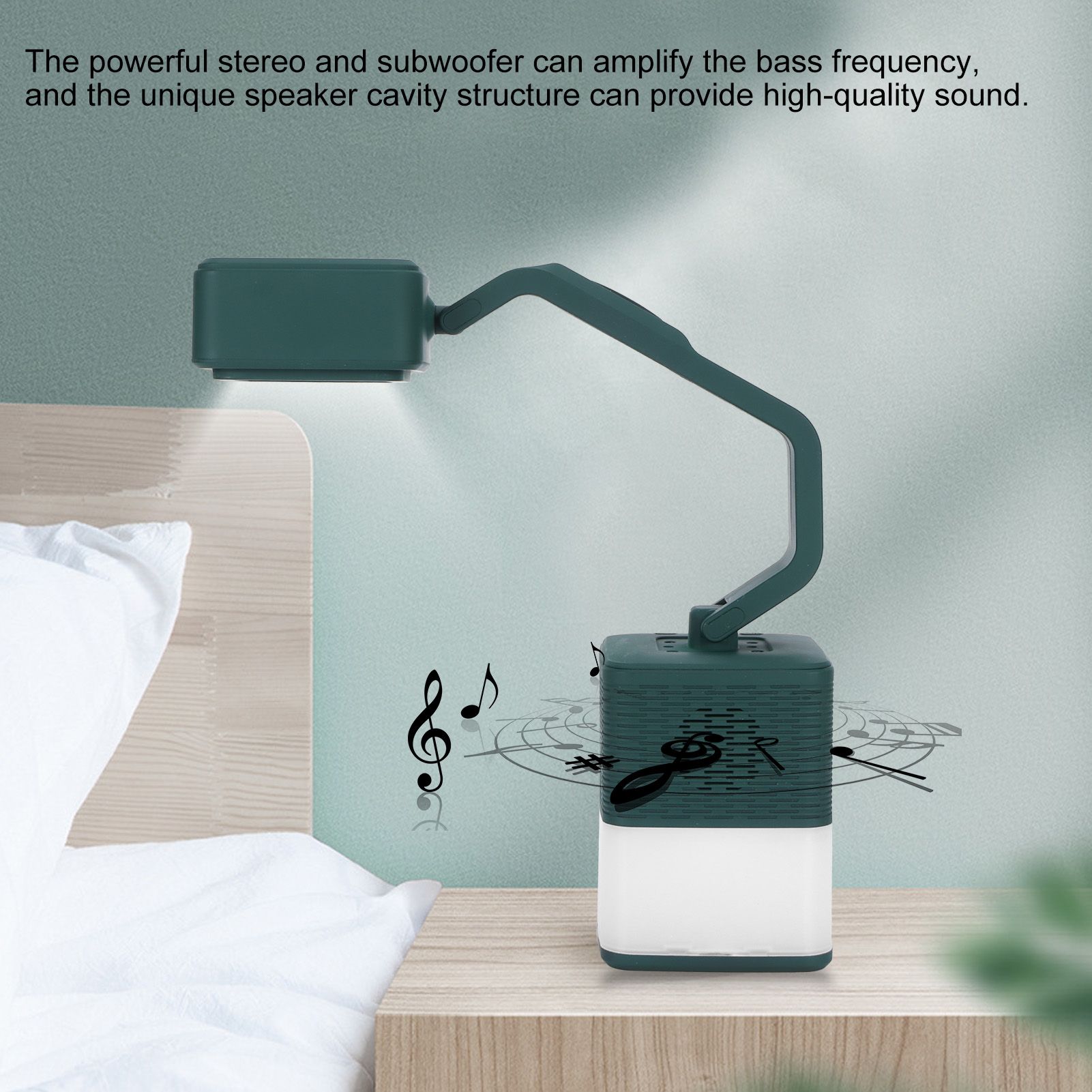 Portable Bluetooth Speaker Desk Lamp Multi-Purpose Night Lamp Table Light for view 15