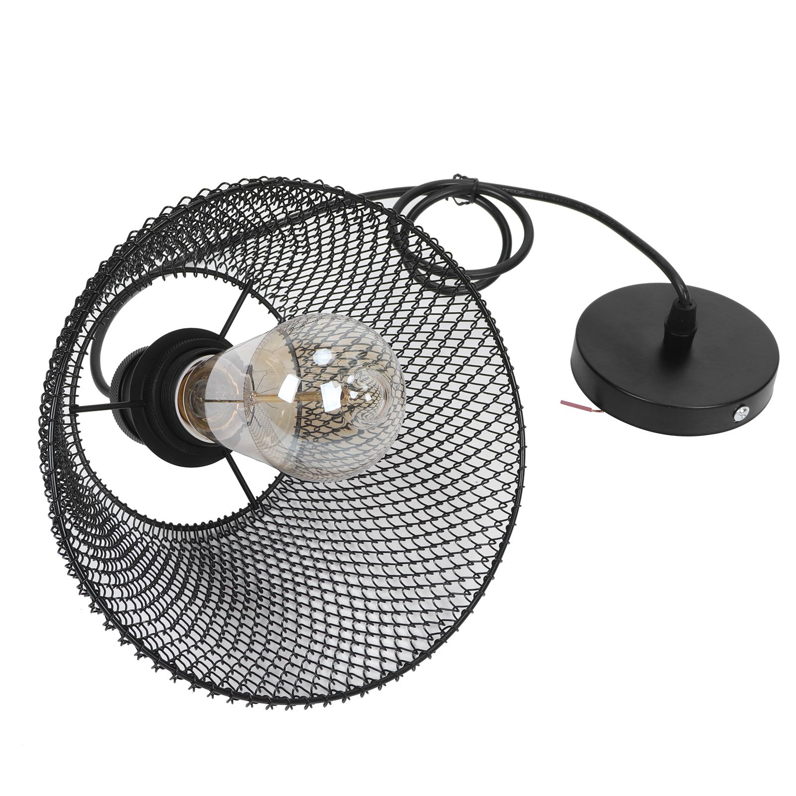Wrought Iron Pendant Light Nordic Innovative LED Hanging Lamp Living Room view 7