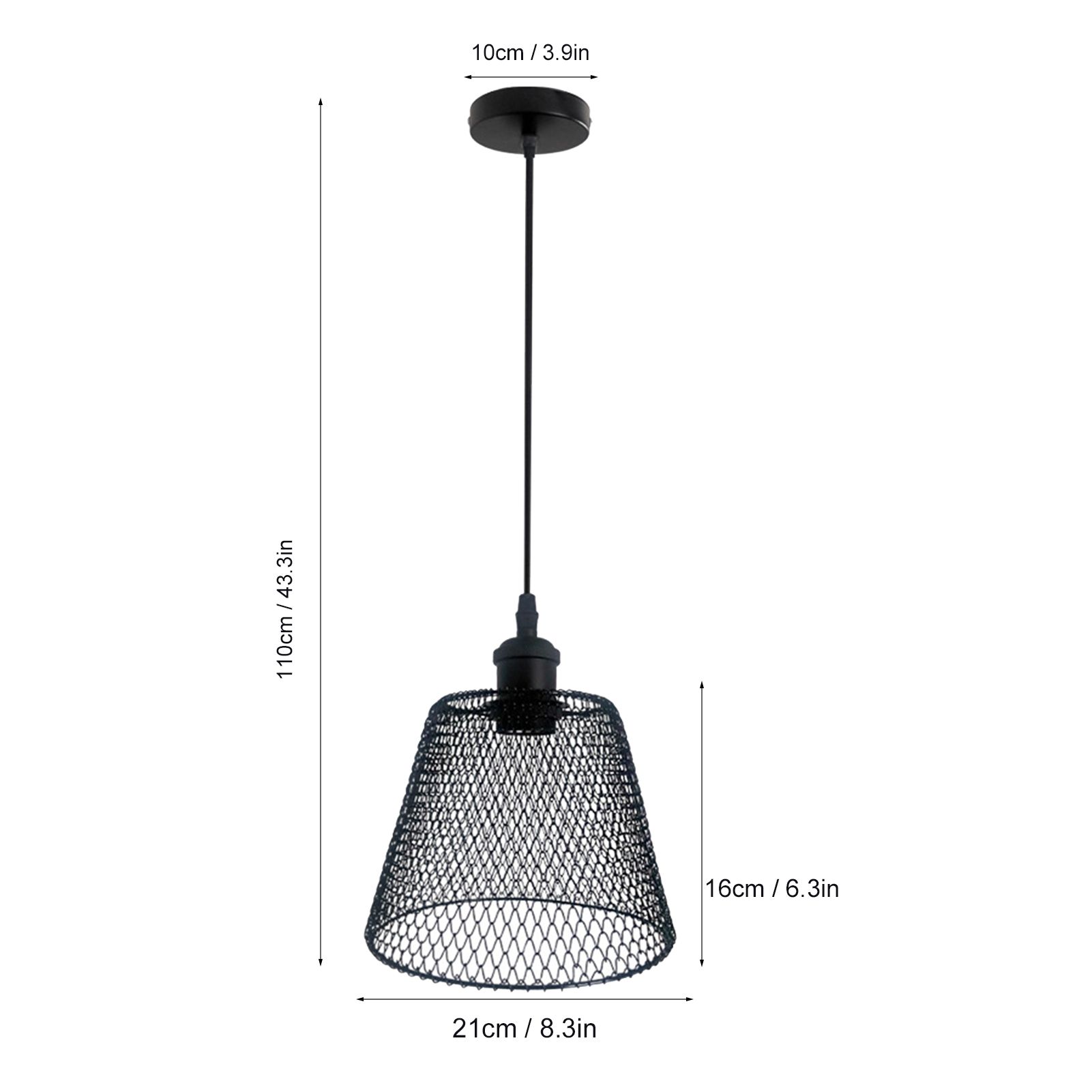 Wrought Iron Pendant Light Nordic Innovative LED Hanging Lamp Living Room view 13