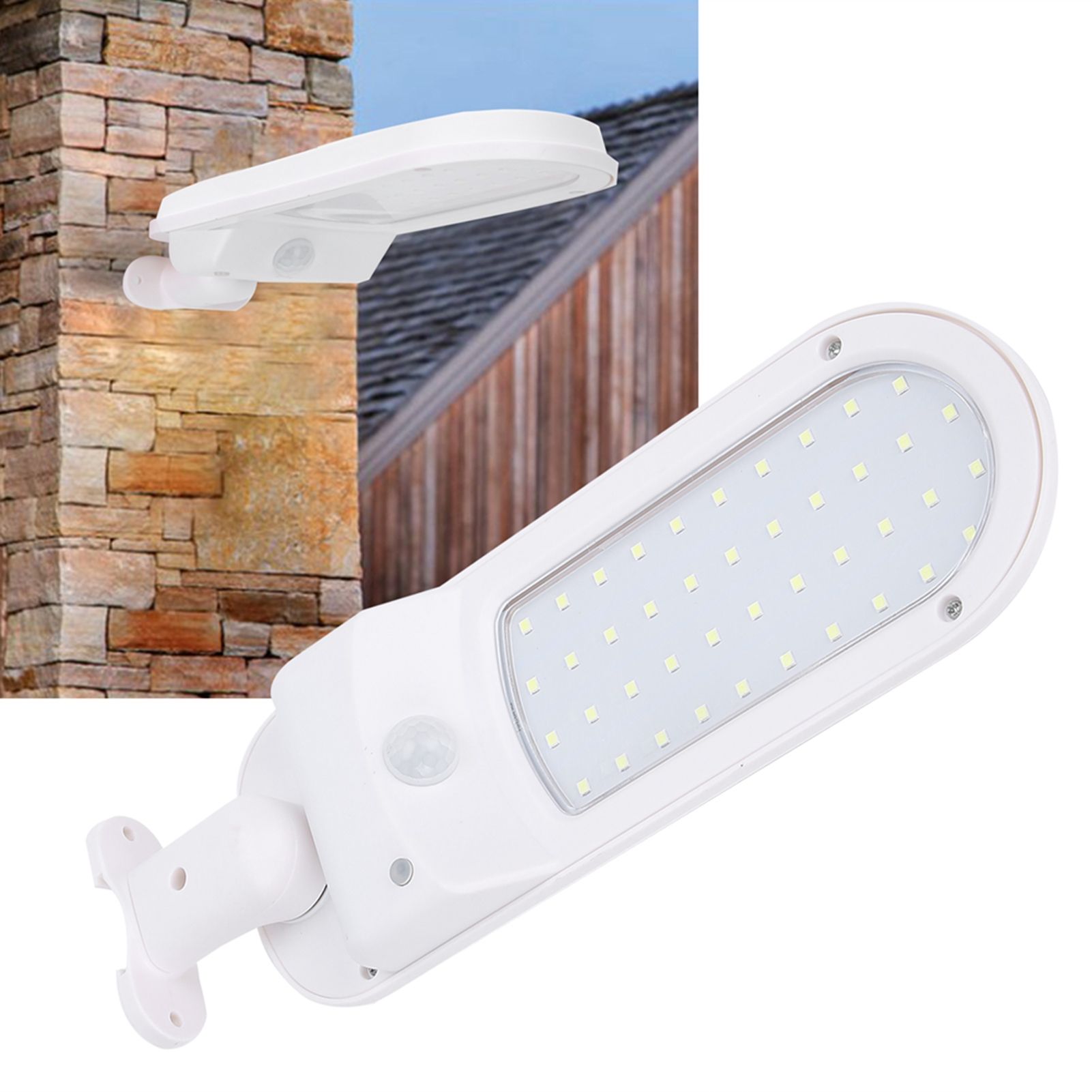 Outdoor LED Solar Light Garden Human Body Induction Wall Lamp IP65 Waterproof view 9