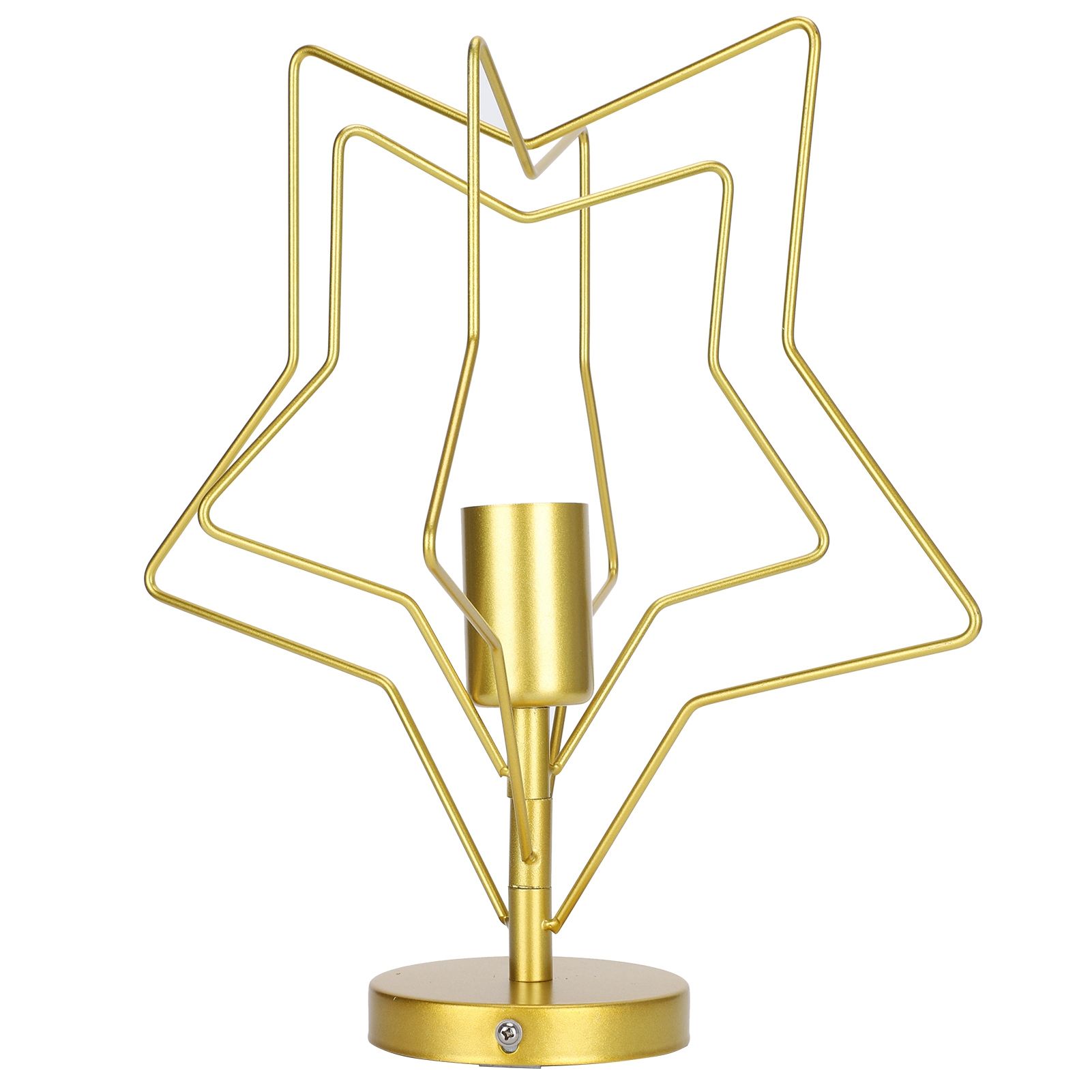 Ceiling Light Five Pointed Star E27 Wrought Iron Hanging Lamp for Corridor view 4