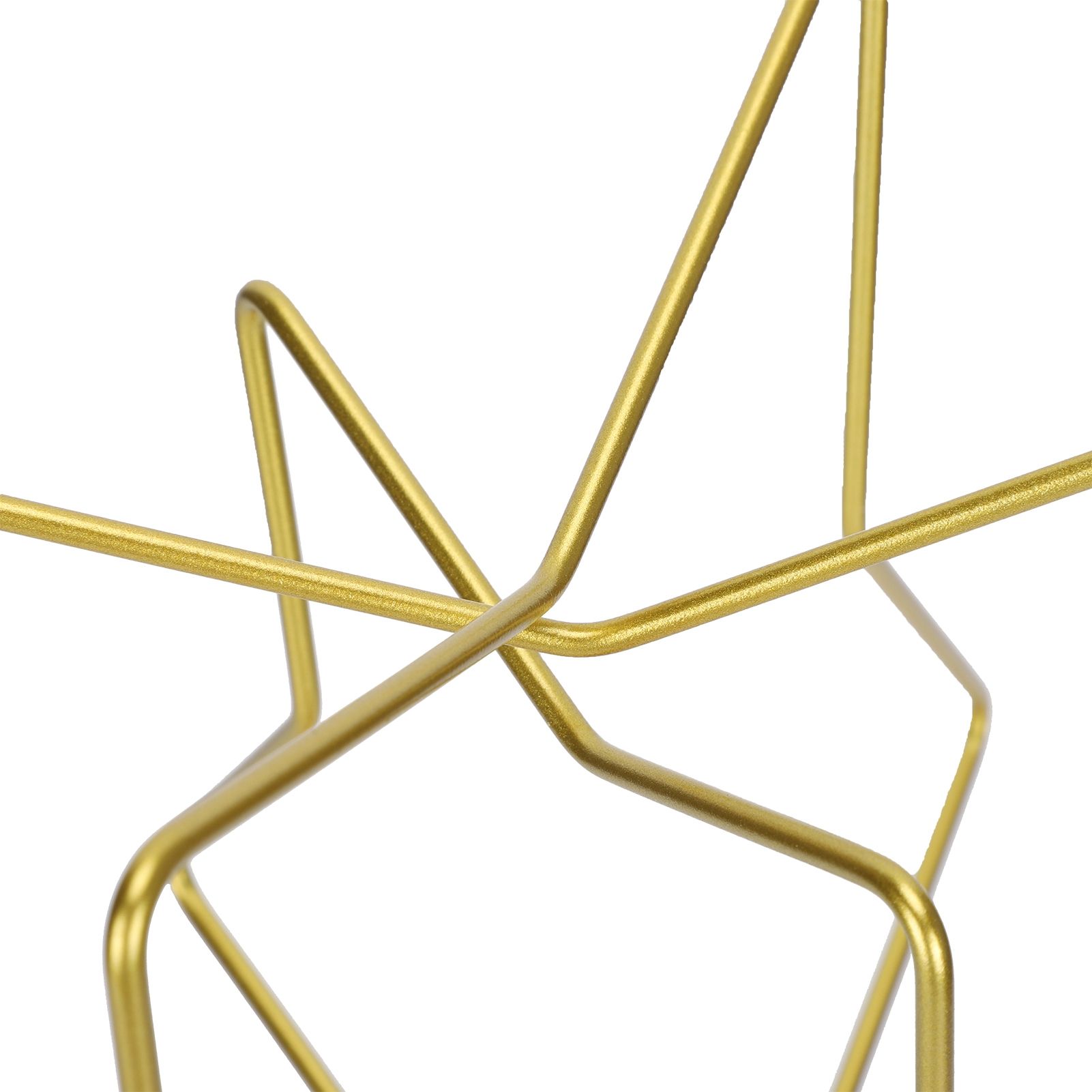 Ceiling Light Five Pointed Star E27 Wrought Iron Hanging Lamp for Corridor view 11
