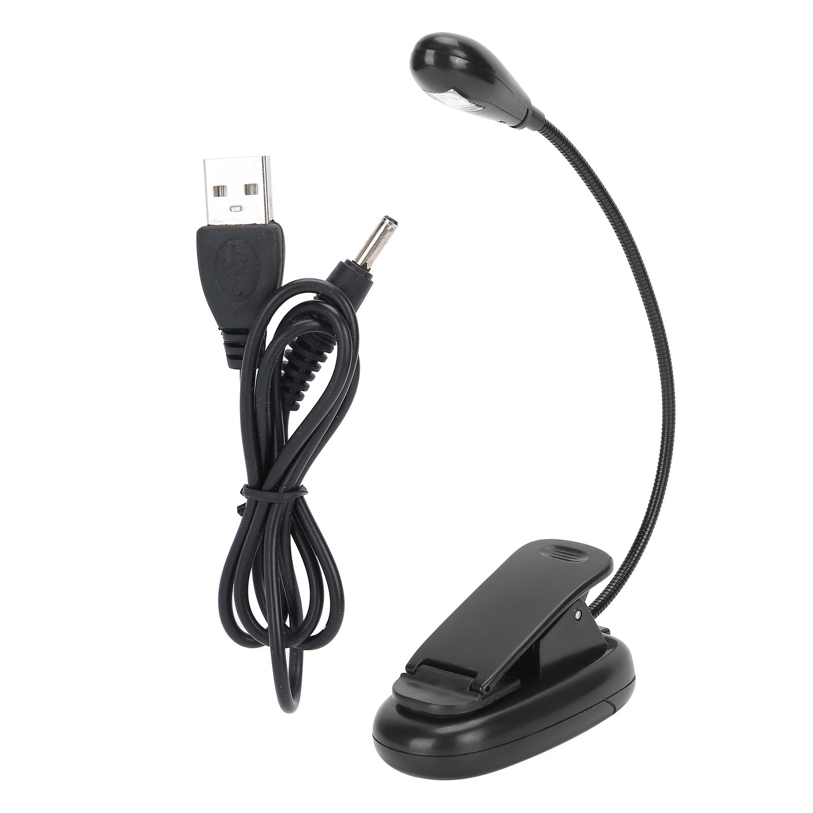 LED Clip Light 360 Degrees Rotation 5000K‑6000K Reading Clamp Light White Light — image 1