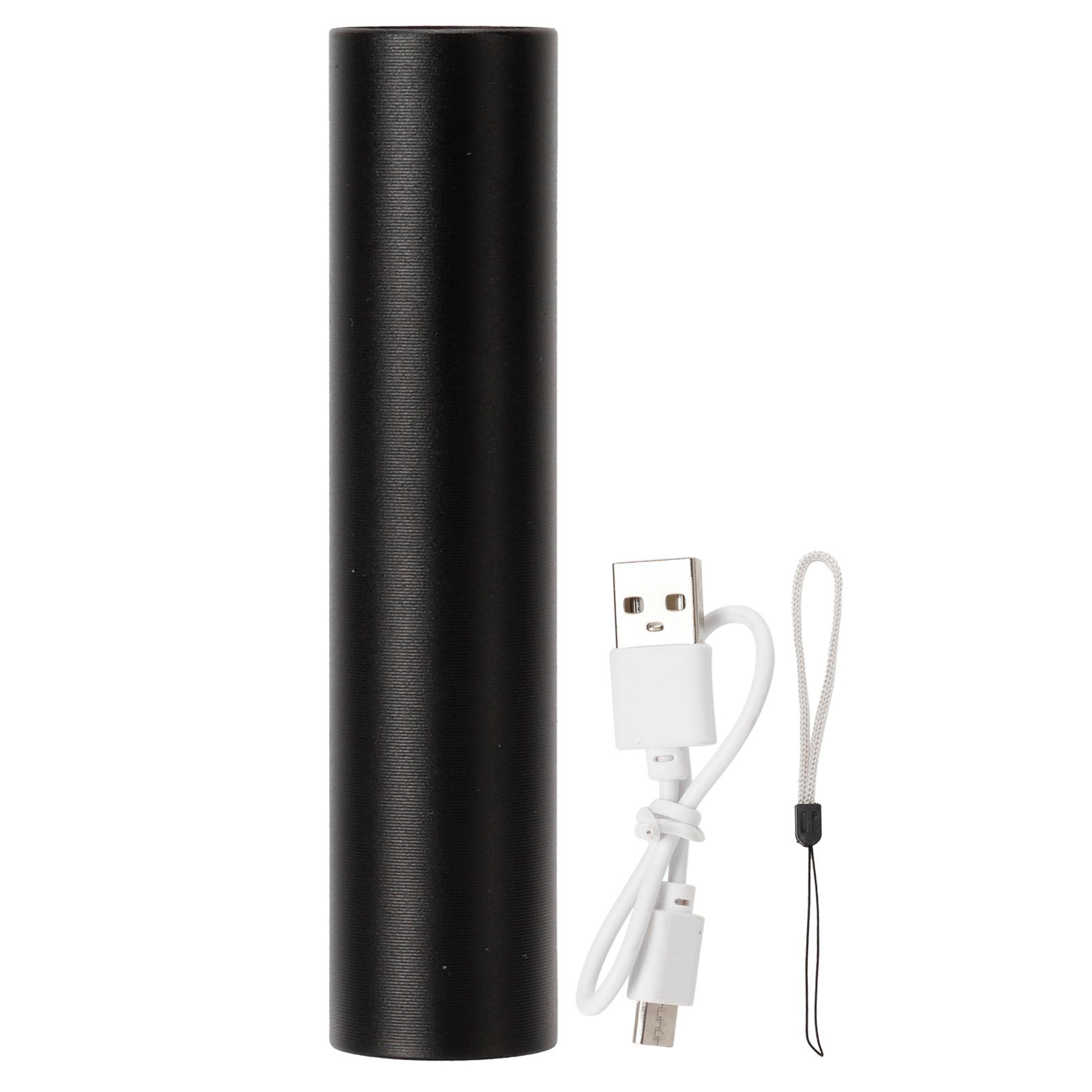 USB Flashlight Waterproof Portable Aluminum Alloy Electric Torch for Night Cycling