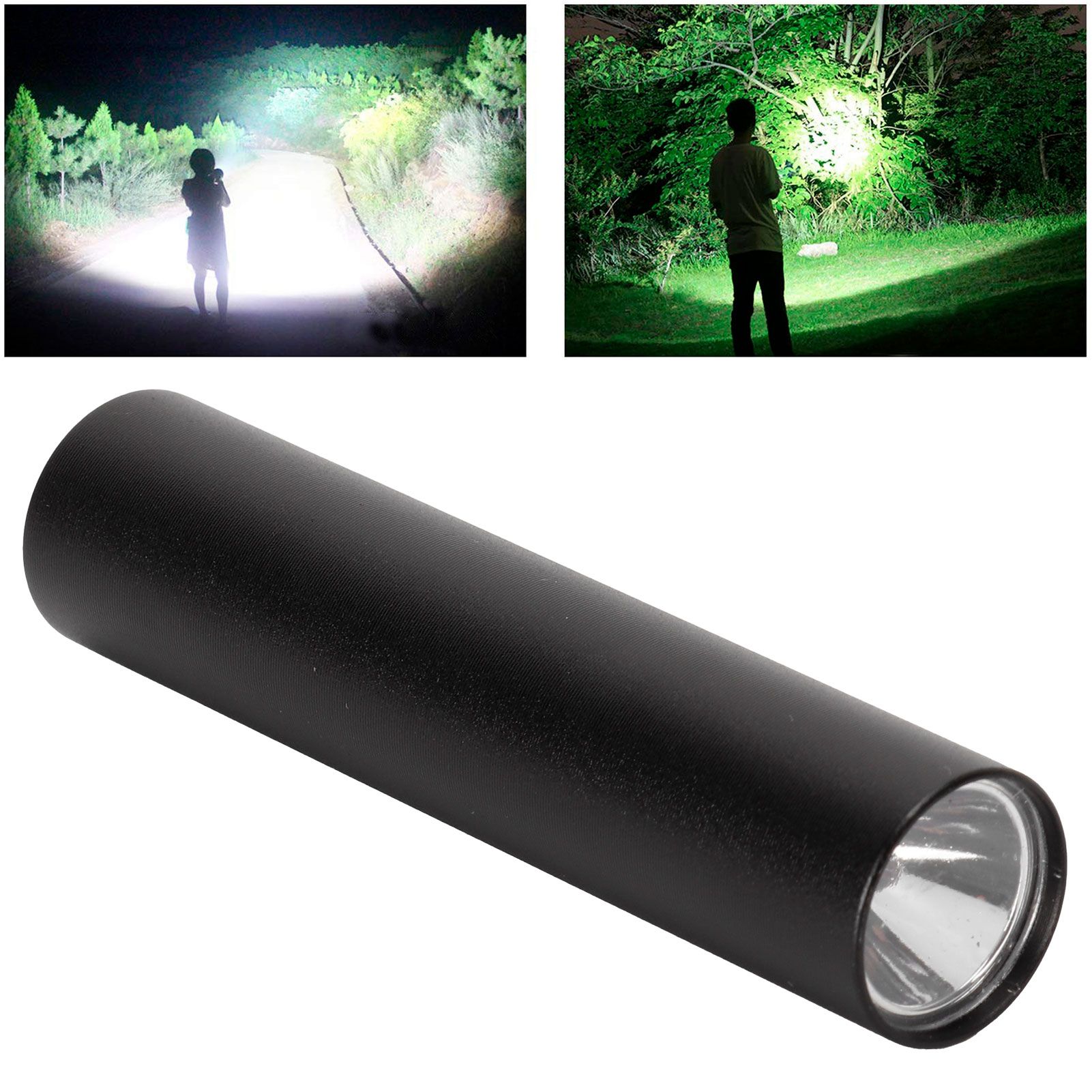USB Flashlight Waterproof Portable Aluminum Alloy Electric Torch for Night Cycling view 9