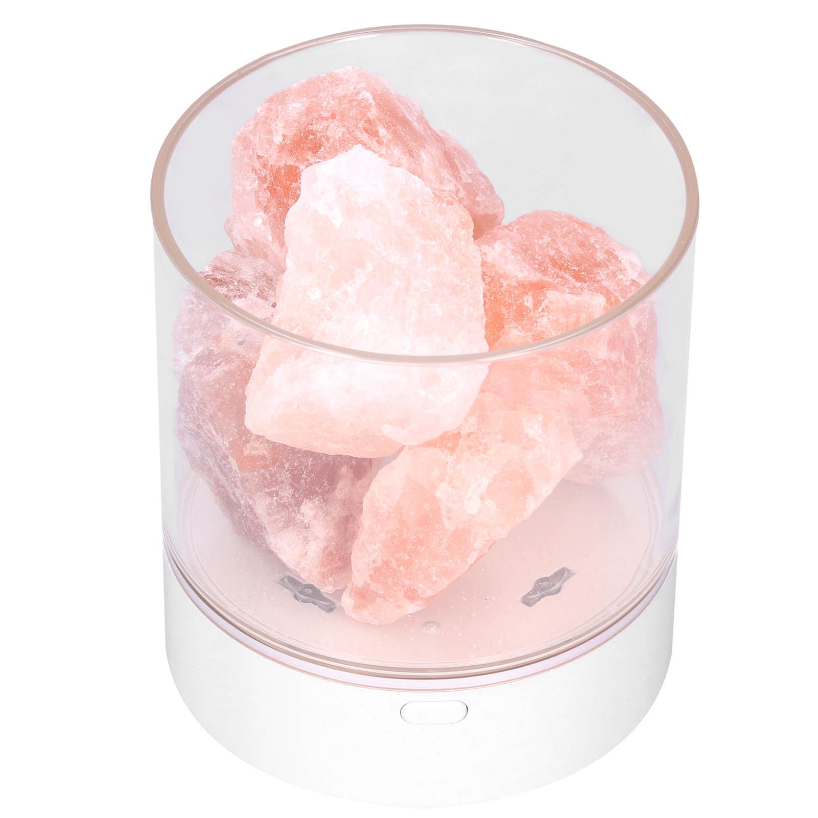 USB Night Light Innovative Table Lamp Air Purifying Crystal Salt Light Bedroom view 4