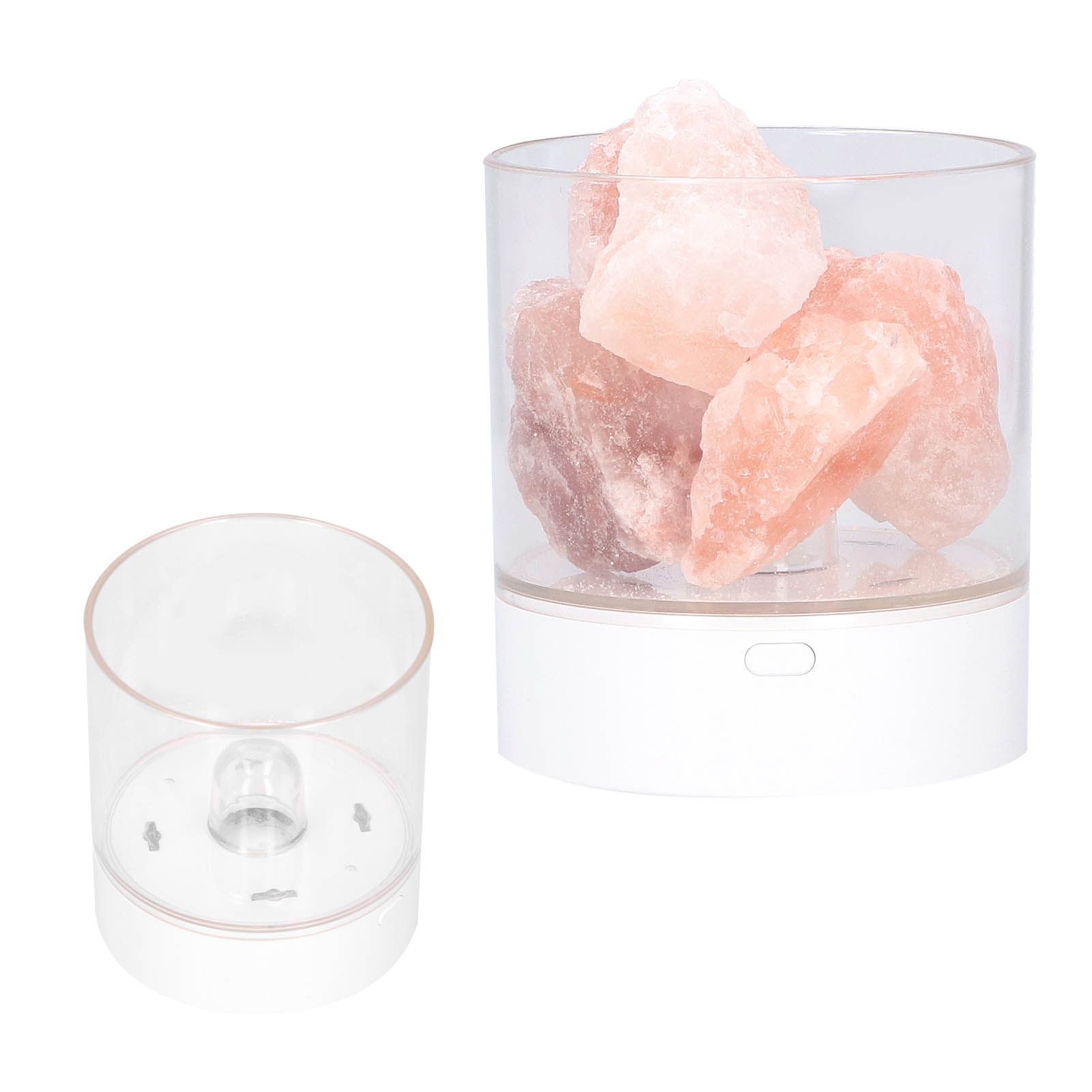USB Night Light Innovative Table Lamp Air Purifying Crystal Salt Light Bedroom view 10