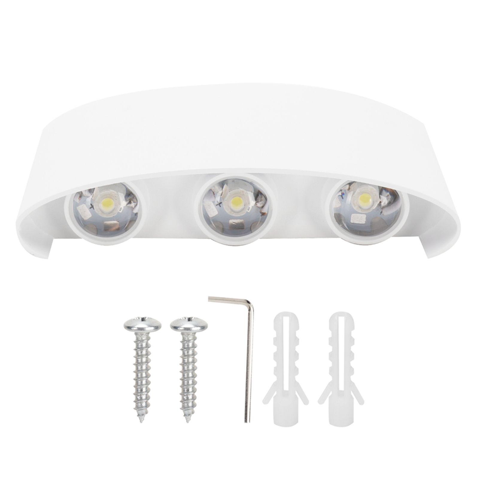6LED 6W Wall Light Innovative Up Down Wall Lamp IP65 Waterproof AC85-265V
